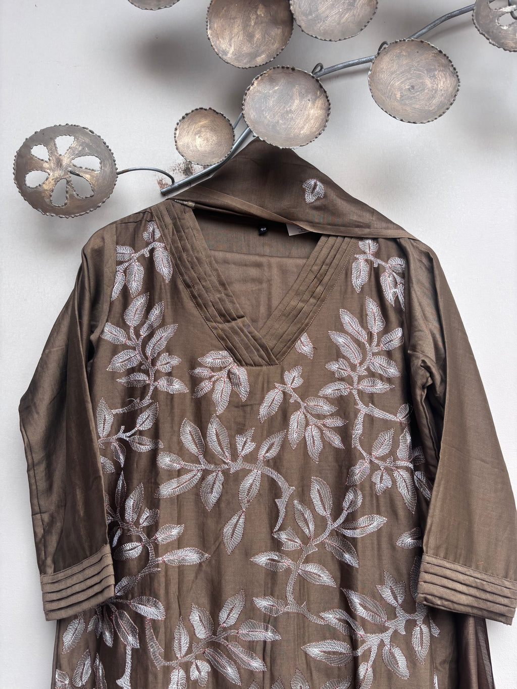 Zarmina Chanderi Silk Kurta Set