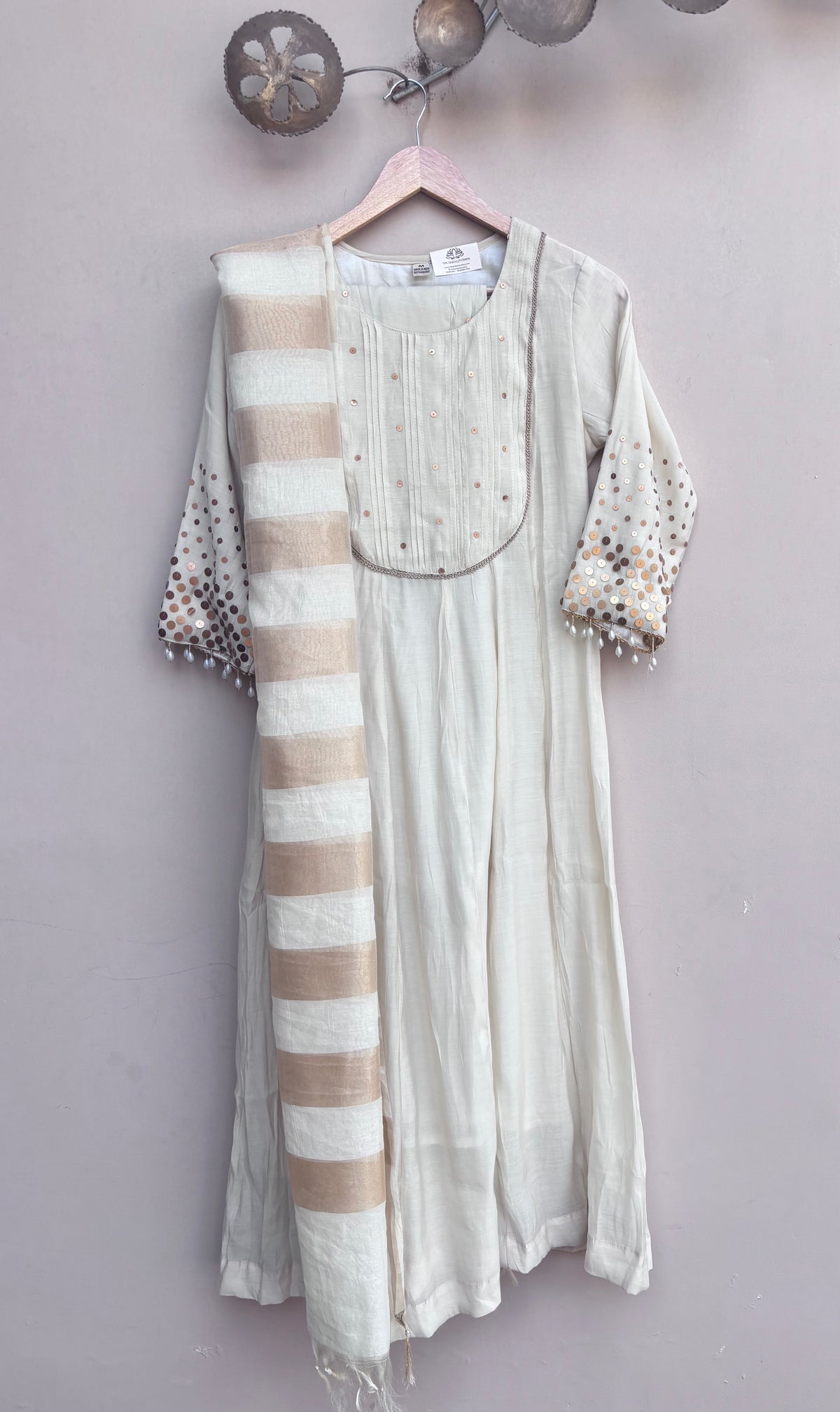 Raiha Mulchanderi 3pc Kurta Set