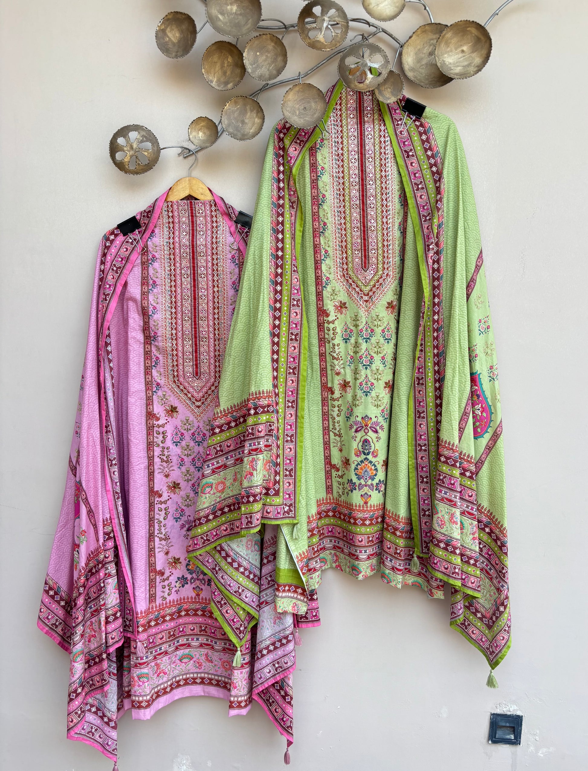Gulnaar Bloom Unstitched Suit