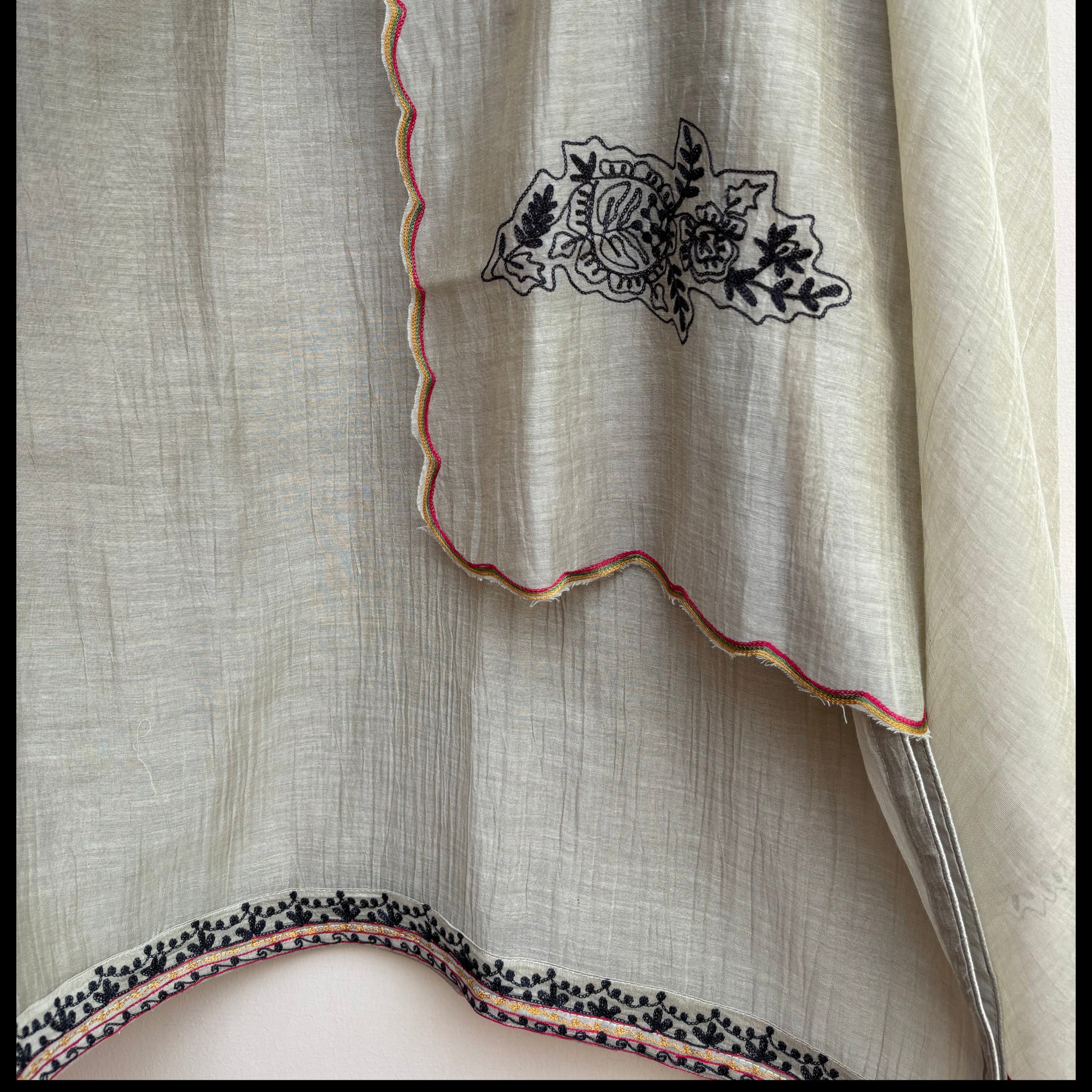 Gulbahar Noir Unstitched Suit