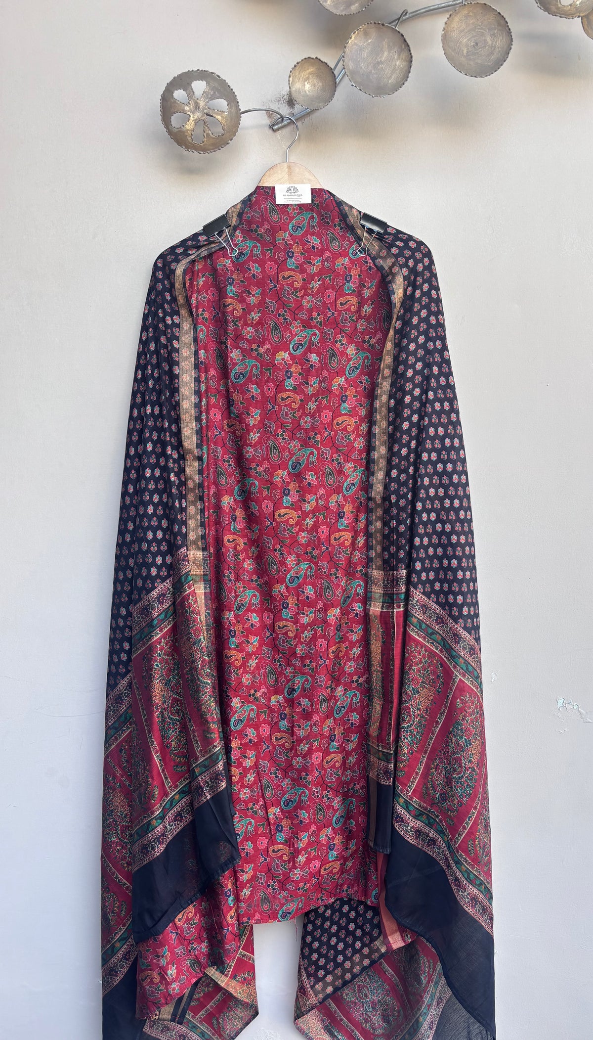 Qasreen Soft Maheshwari Unstitched Suit