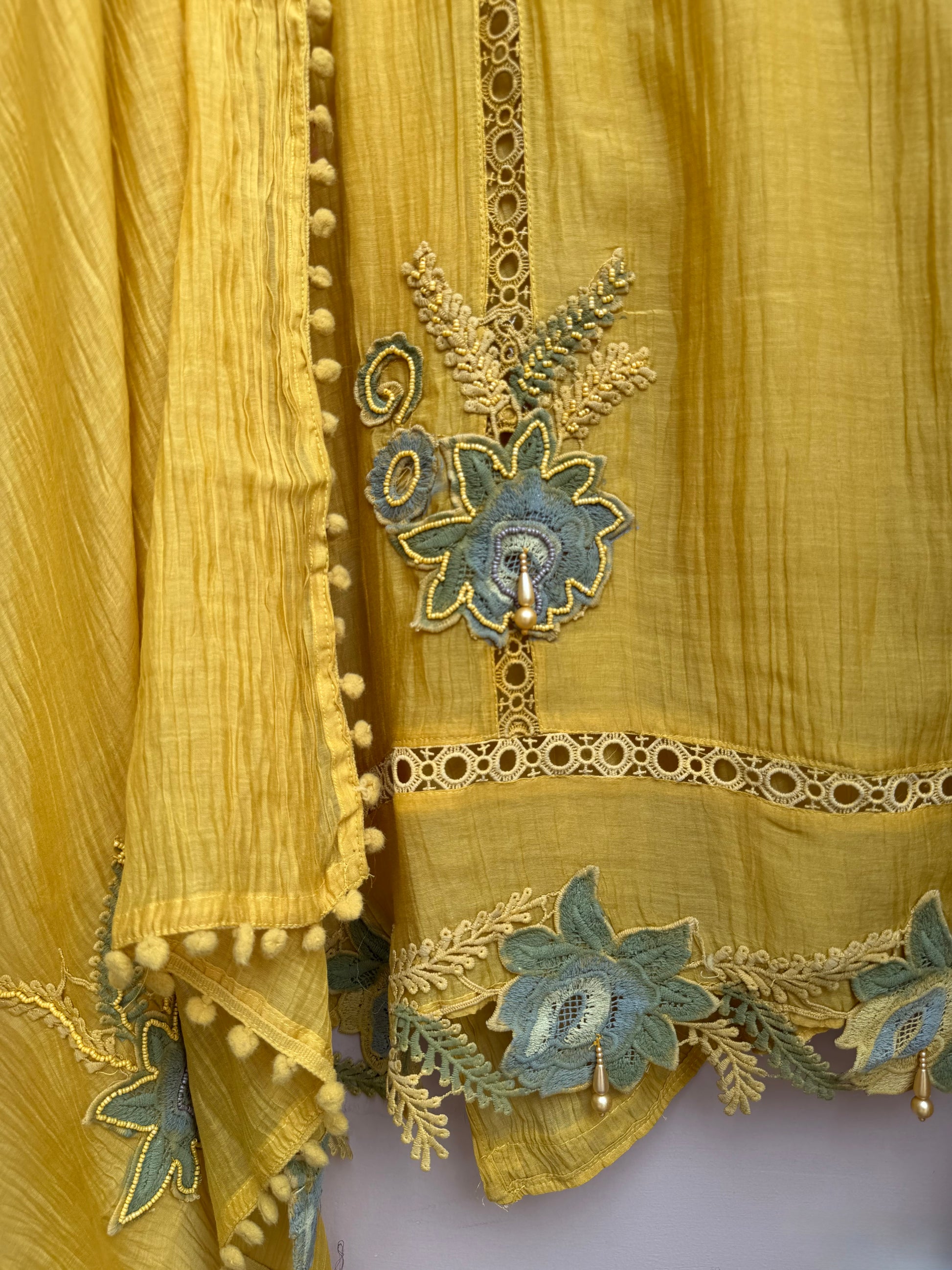 Flora Noor Unstitched Suit