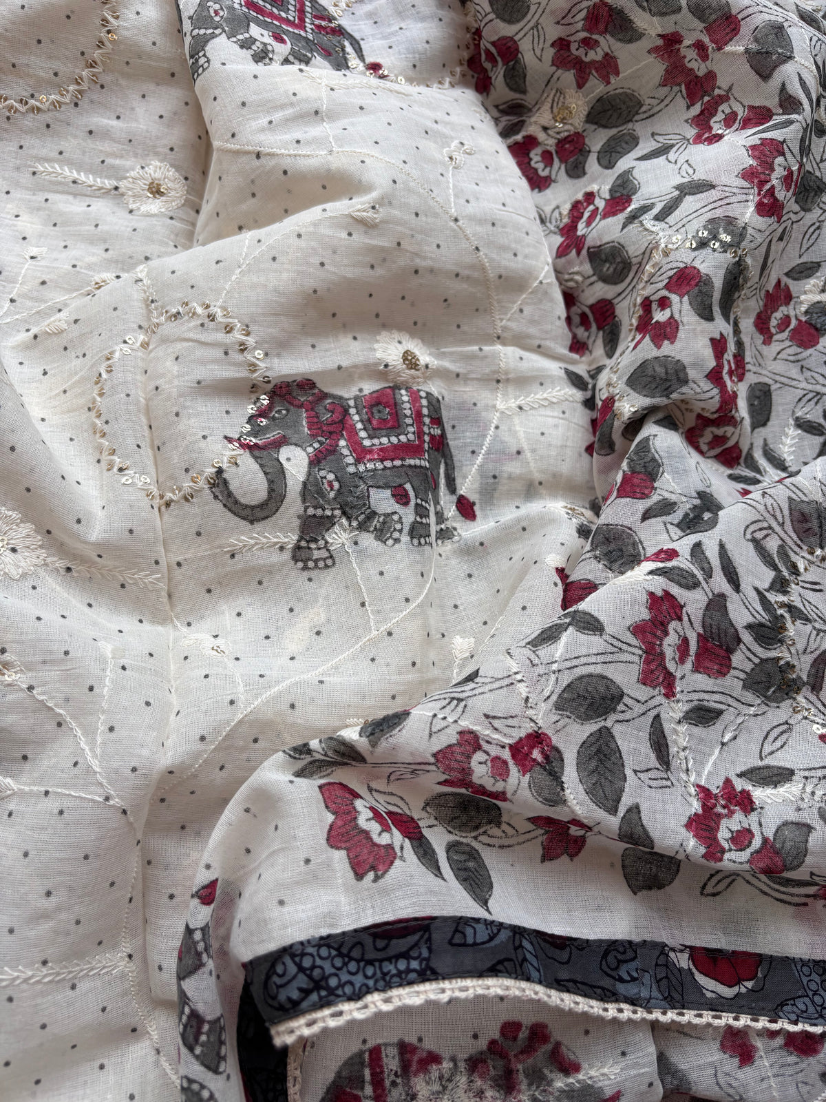 Pushpangan Cotton Unstitched Suit