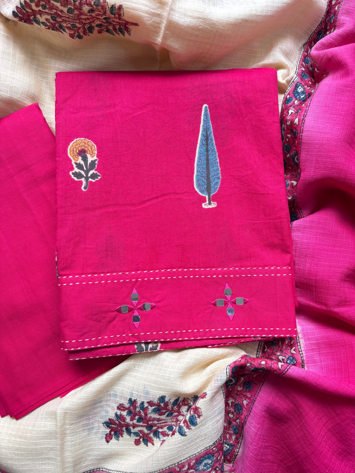 Chandrika Cotton Unstitched Suit