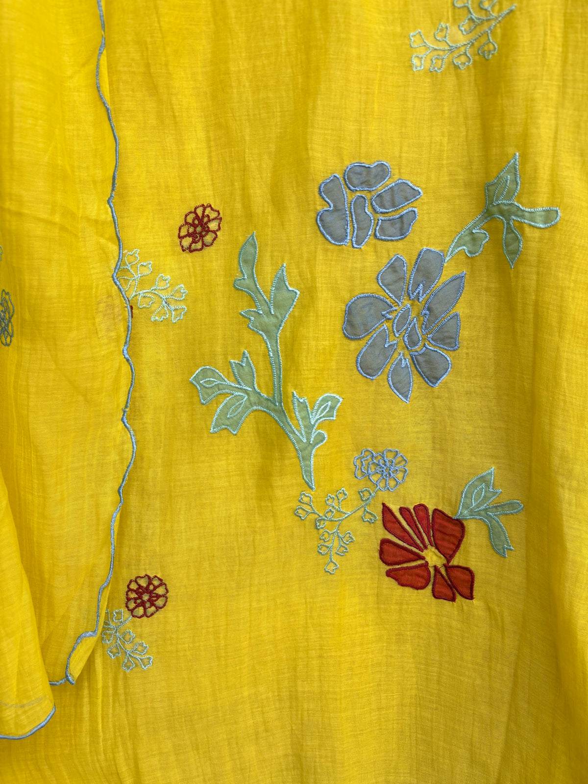 Haneen Aura Mulmul Chanderi Unstitched Suit