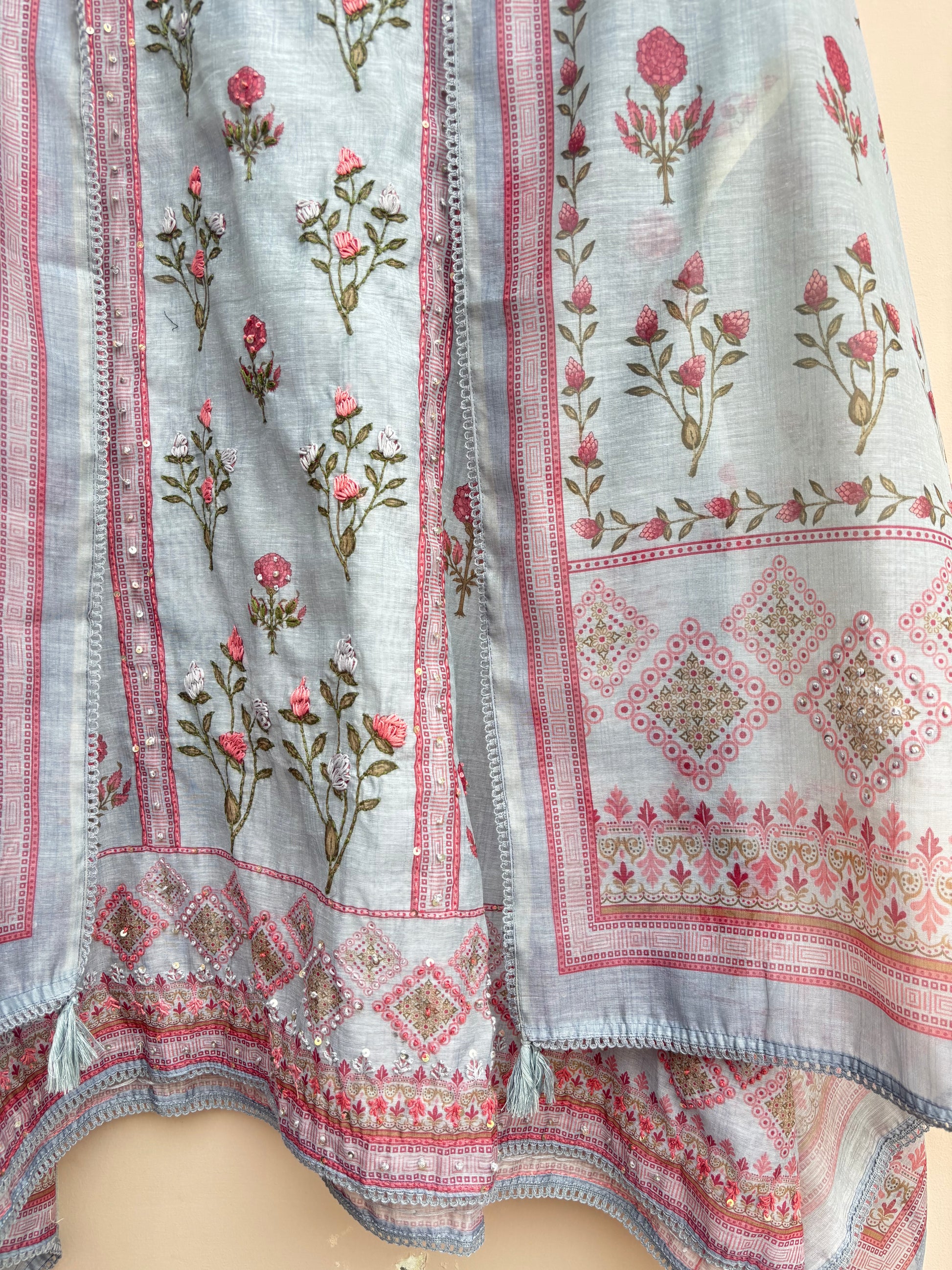 Blush Meadow Unstitched Suit