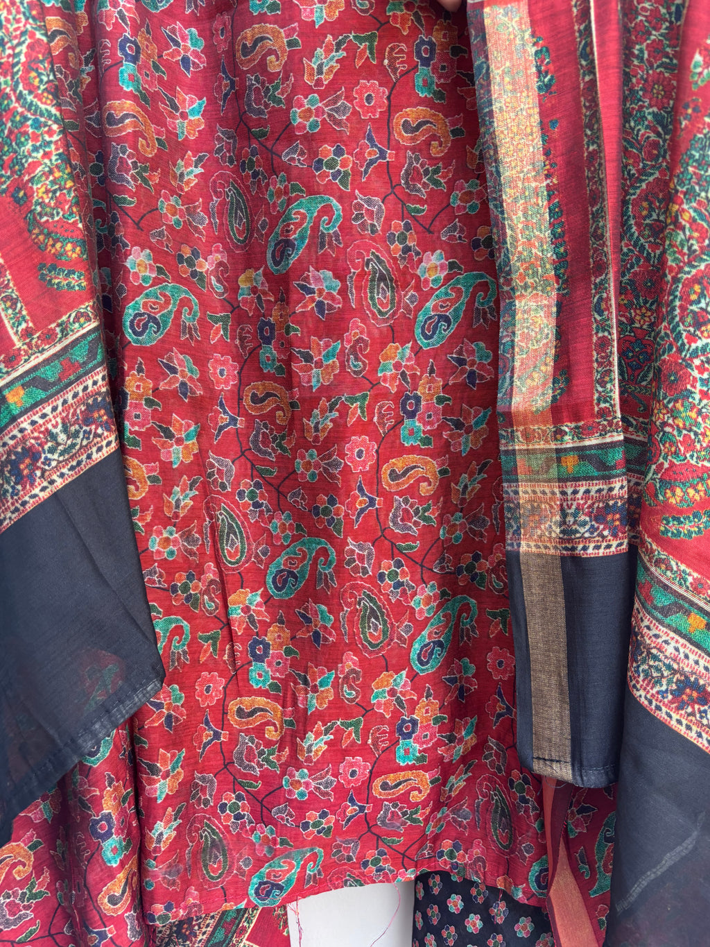 Qasreen Soft Maheshwari Unstitched Suit