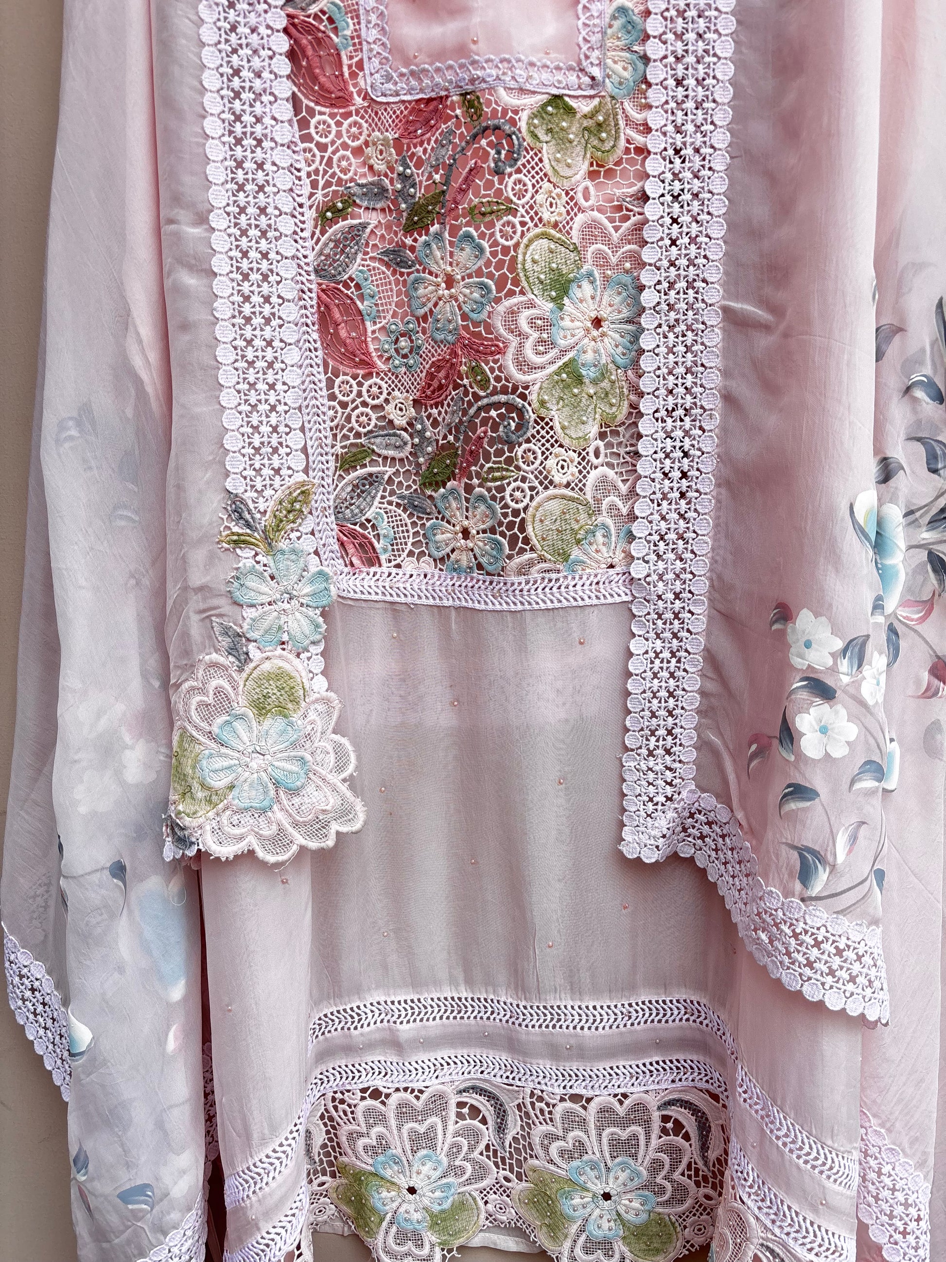 Floral Reverie Luxe Unstitched Suit