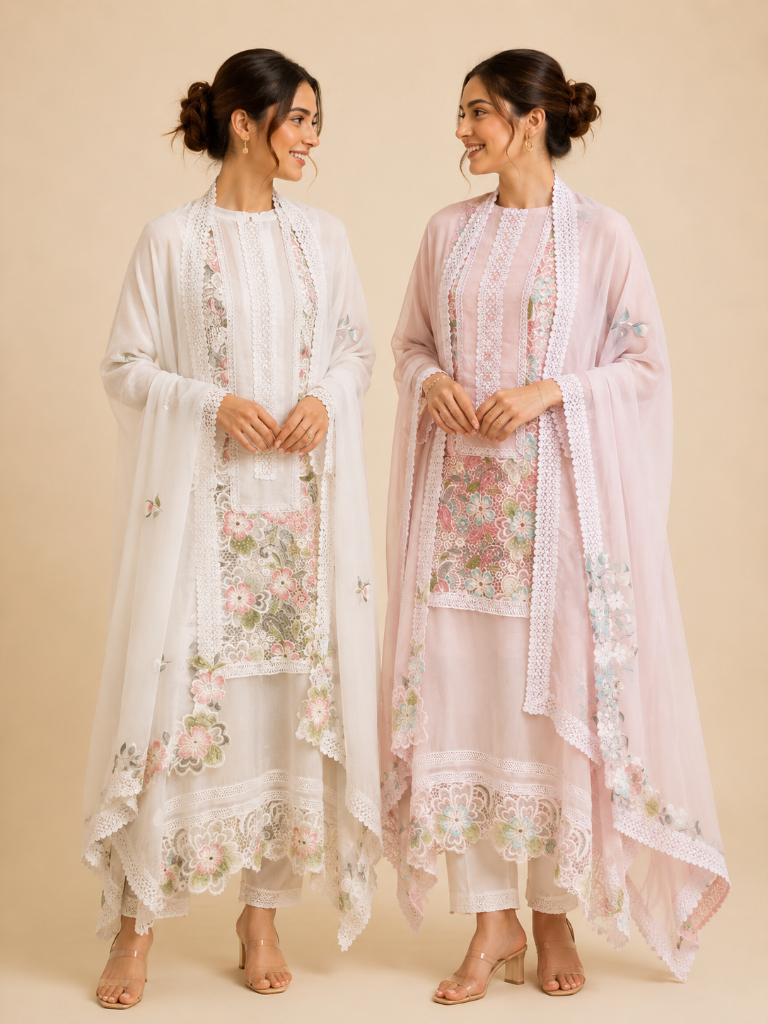 Floral Reverie Luxe Unstitched Suit
