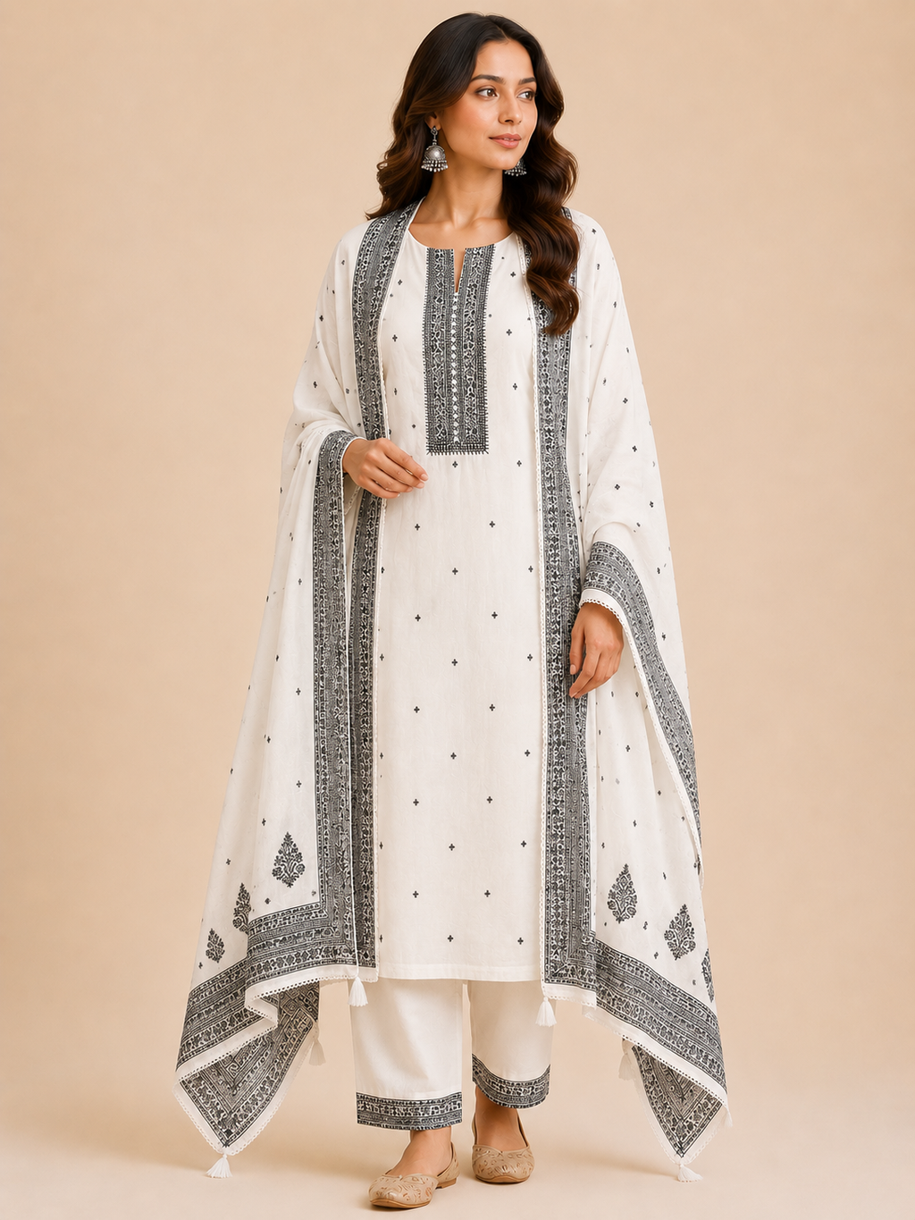 Pearl Dastaan Unstitched Suit
