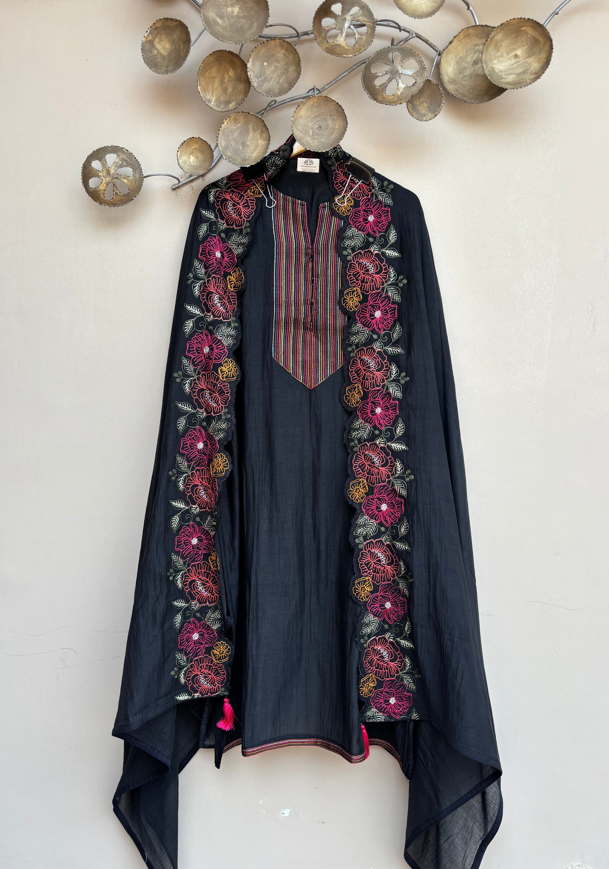 Gulbahaar Tassel Unstitched Suit