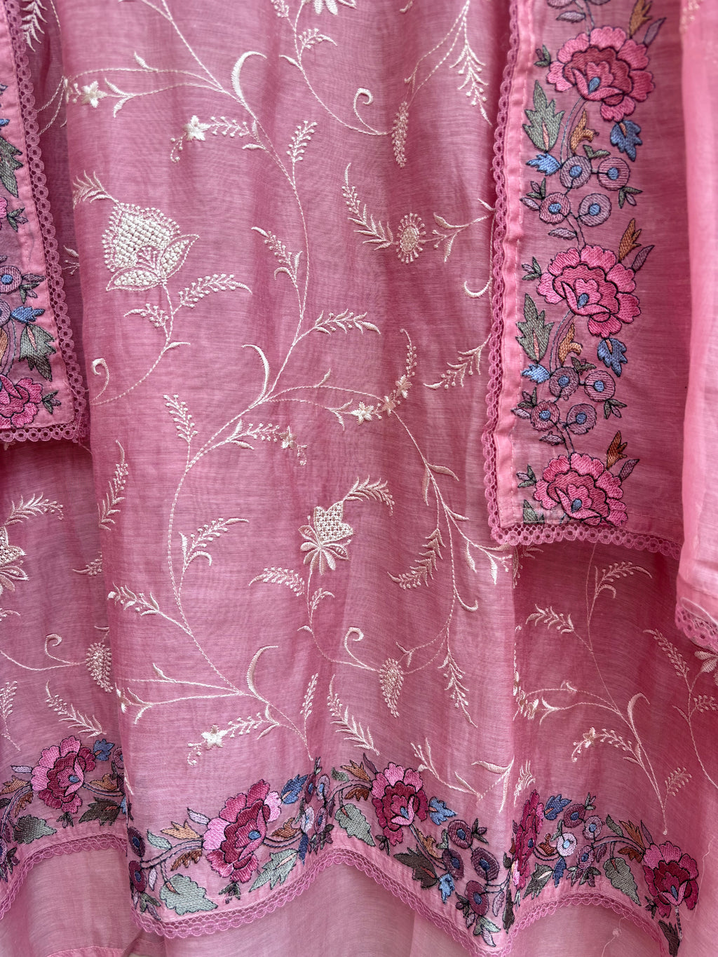 Abeer Grace Mulmul Chanderi Unstitched Suit