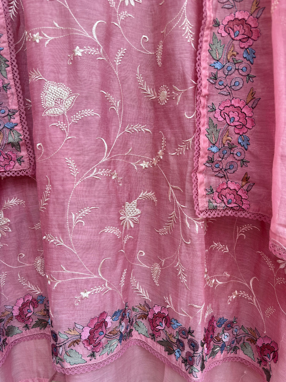 Abeer Grace Mulmul Chanderi Unstitched Suit