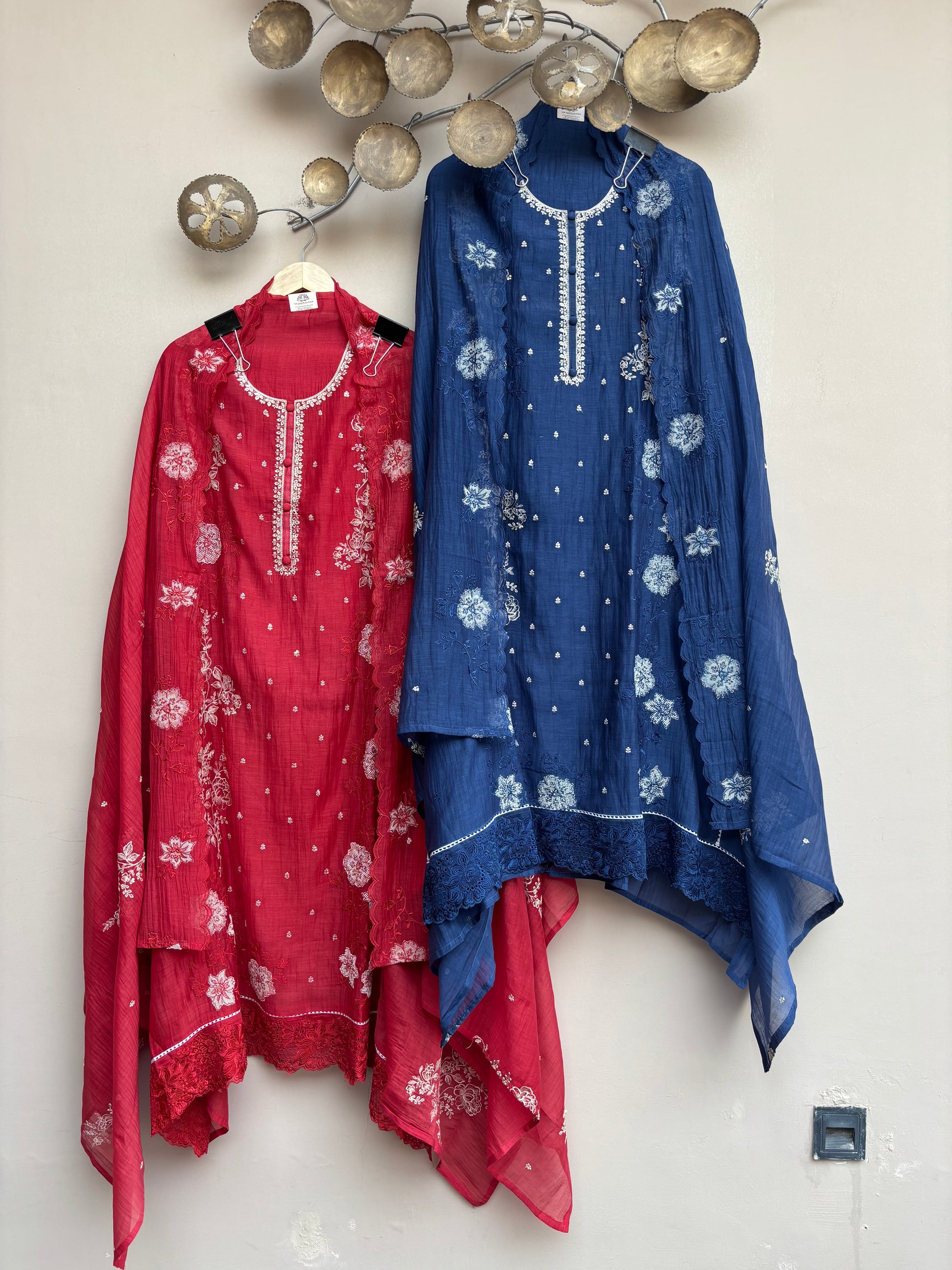 Meharbano Mulchanderi Unstitched suit