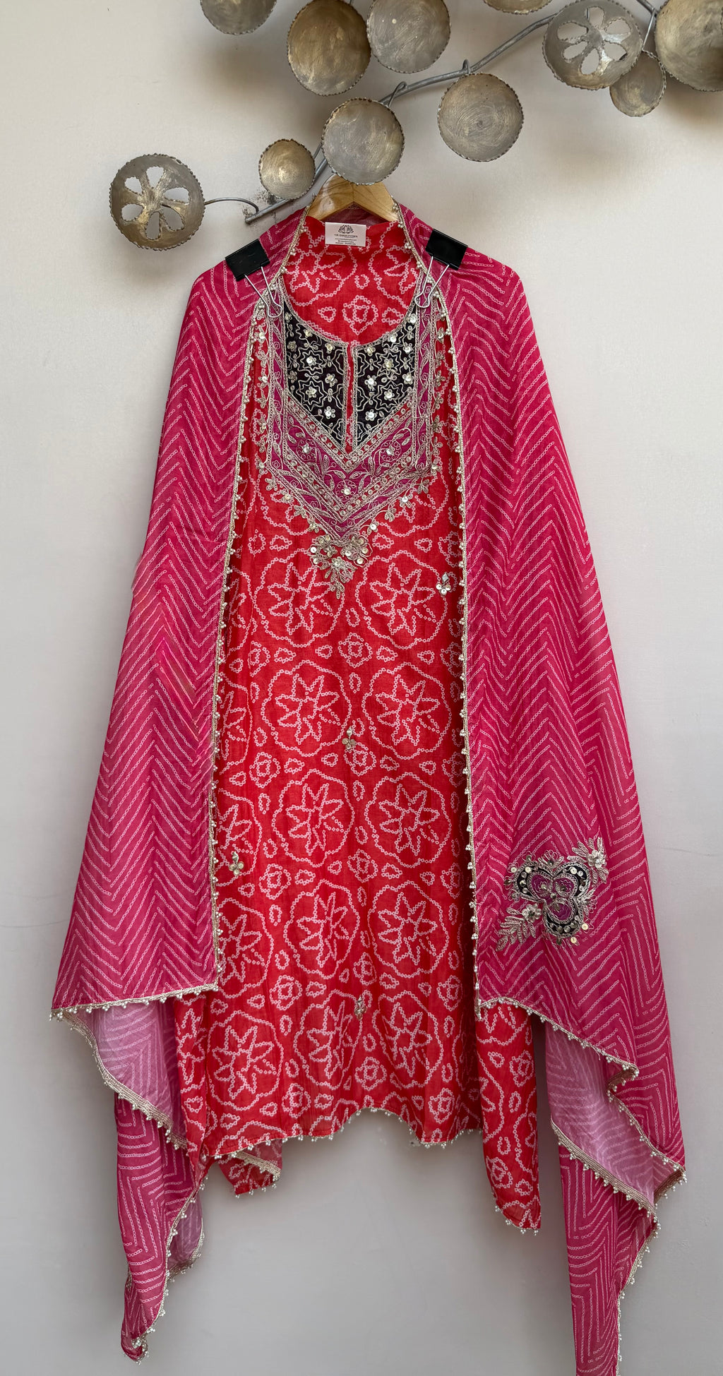Zaria Bandej Mulmul Chanderi Unstitched Suit