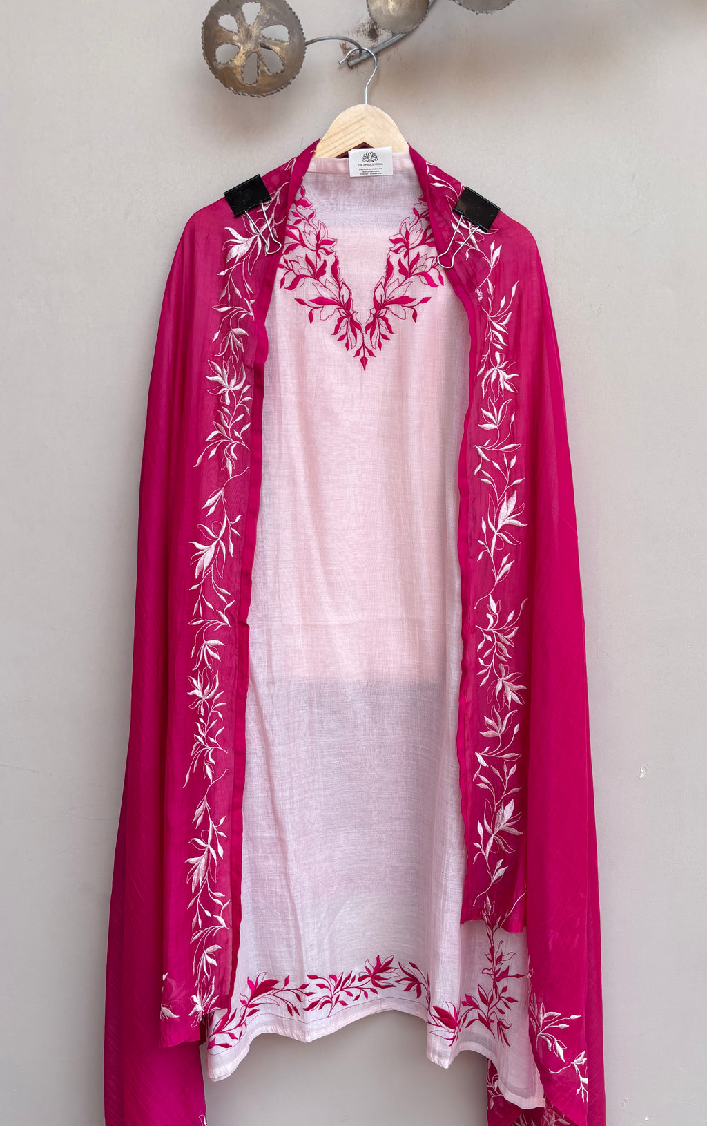 Zimal Grace Mulmul Chanderi Unstitched Suit