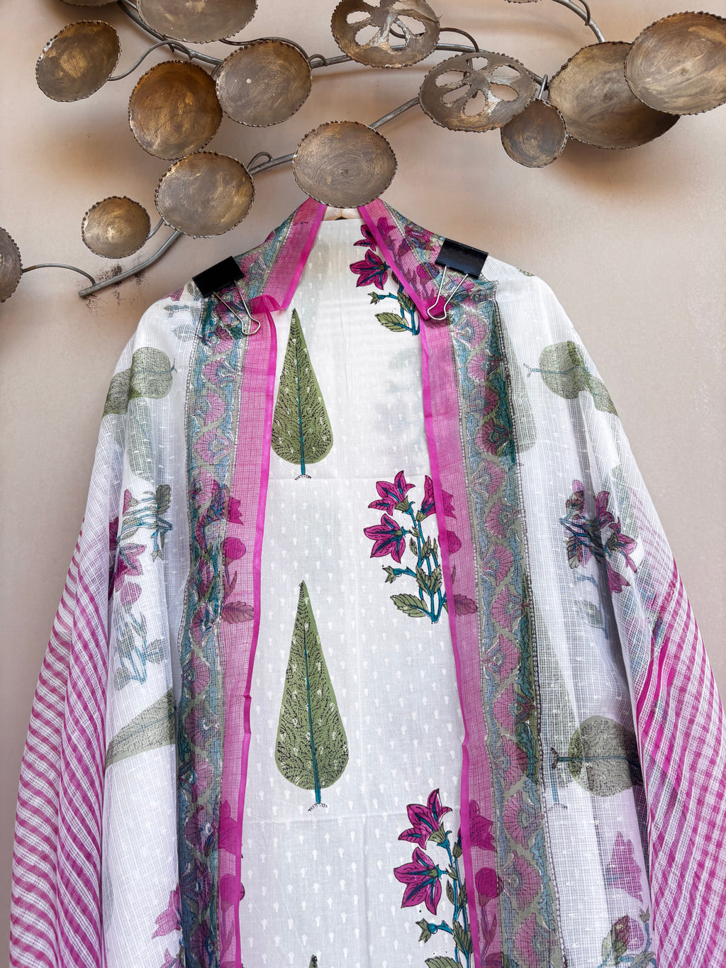 Rosé Gulmohar Unstitched Suit