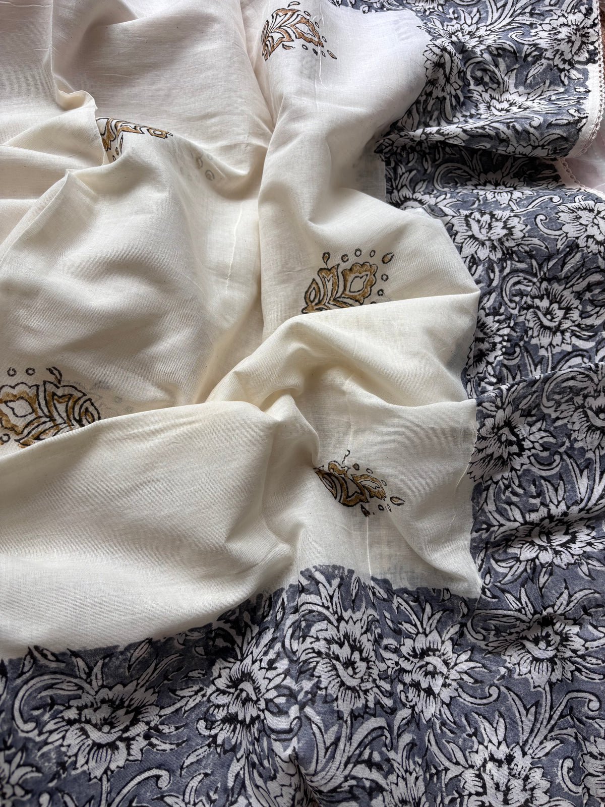 Madhuban Hakooba Cotton Unstitched Suit