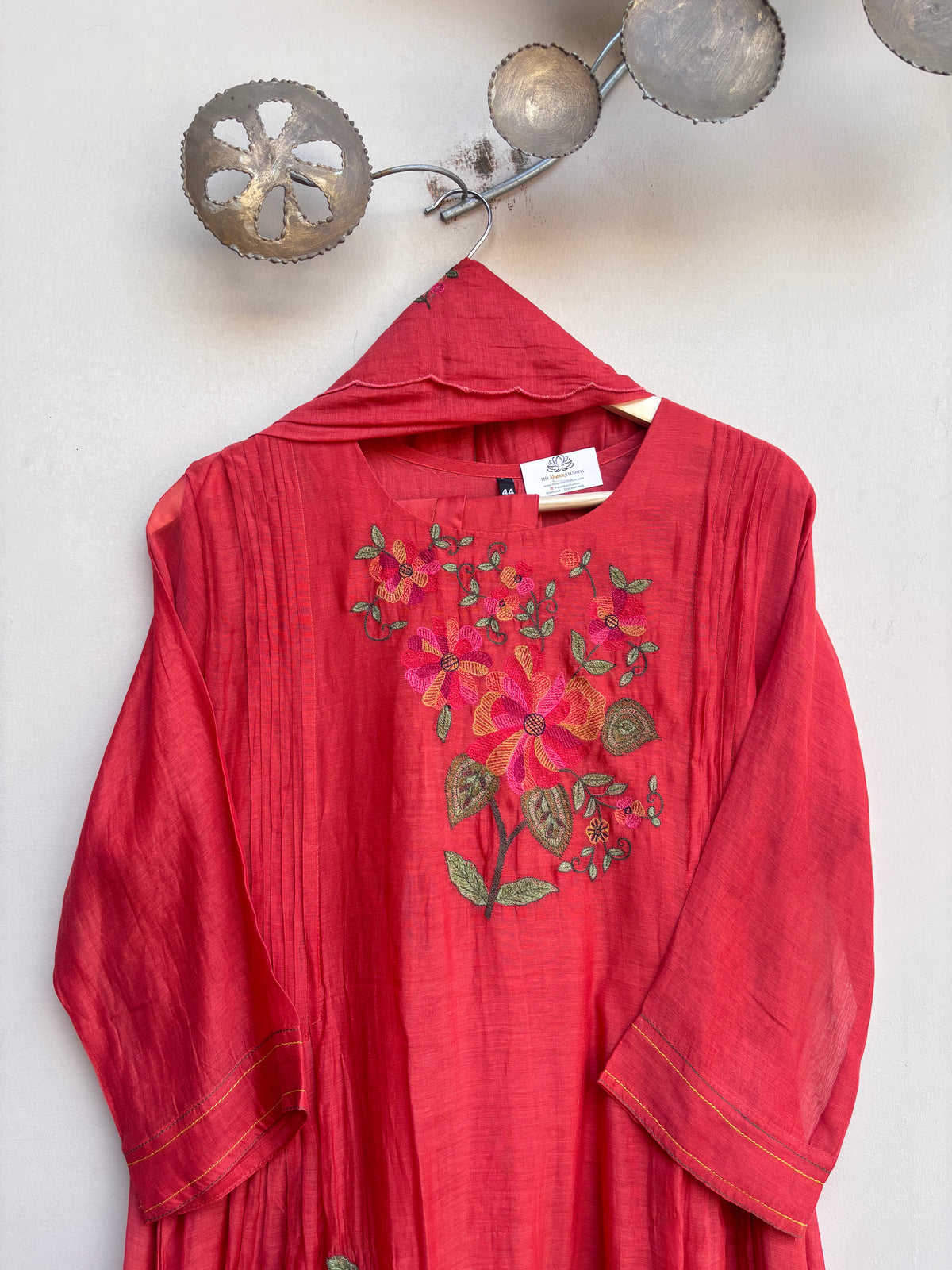 Mahnoor Mulmul Chanderi Kurta Set