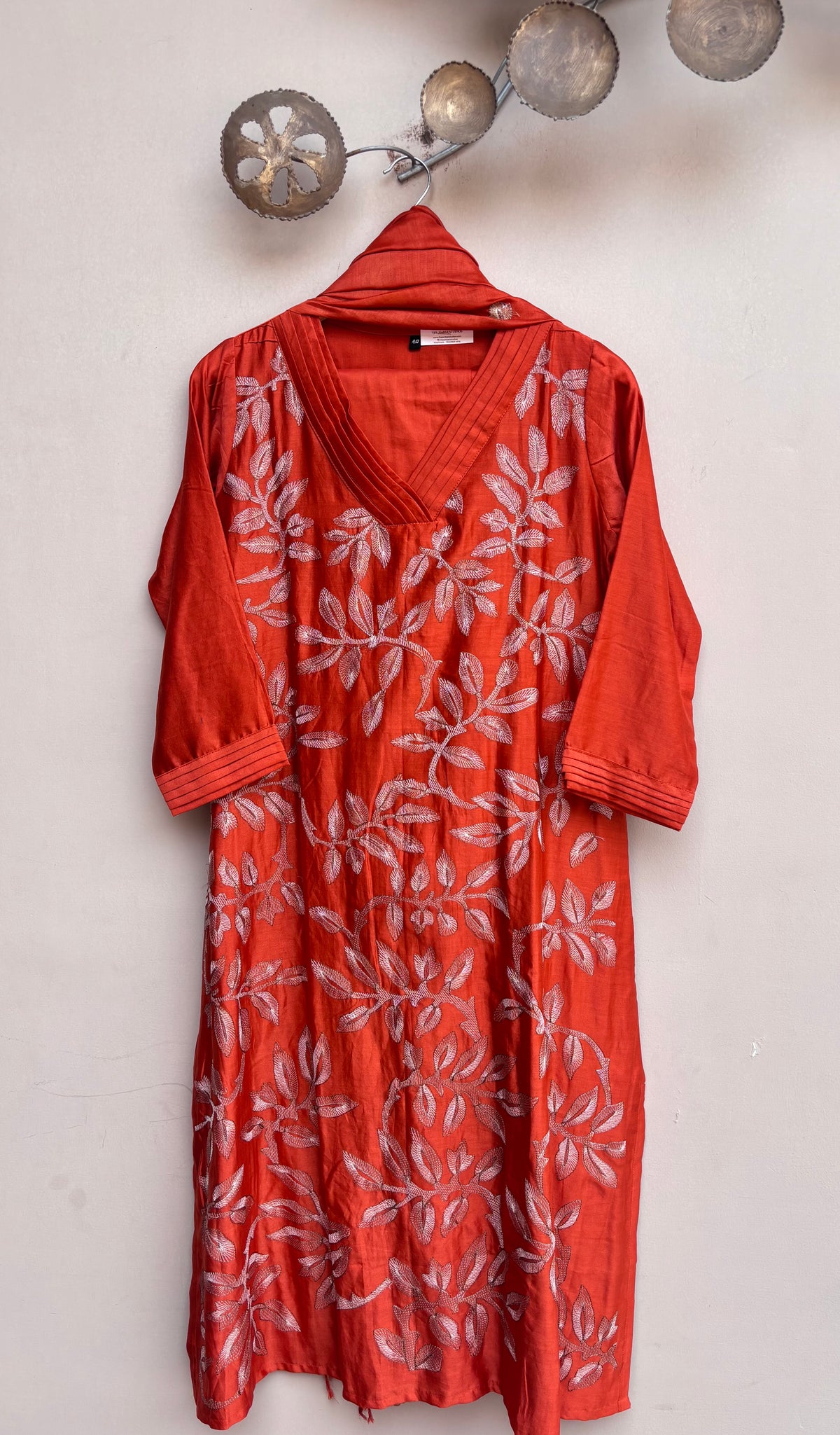 Zarmina Chanderi Silk Kurta Set