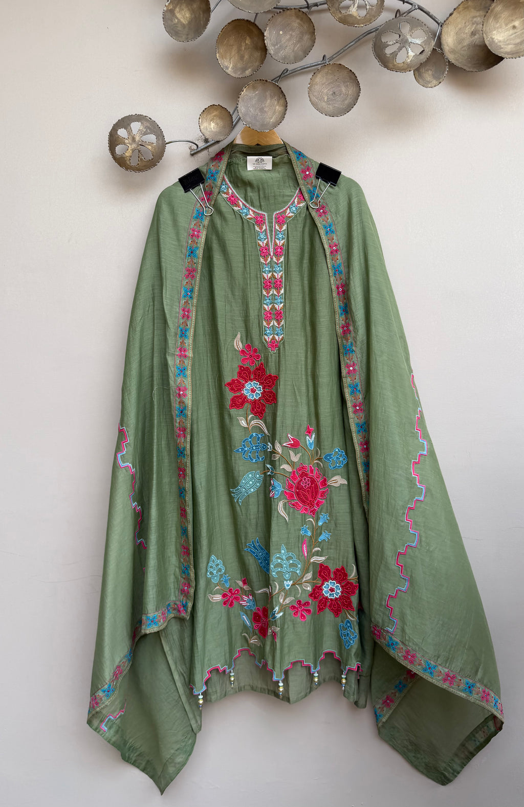 Aabroo Bloom Unstitched Suit