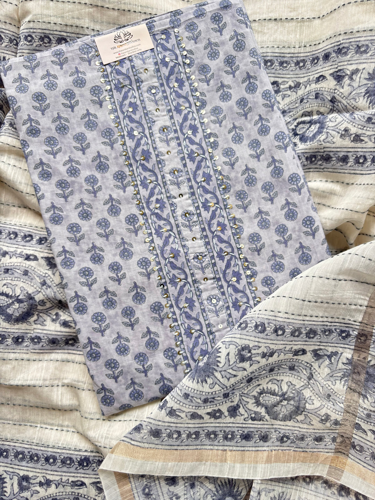 Kachnar Cotton Unstitched Suit