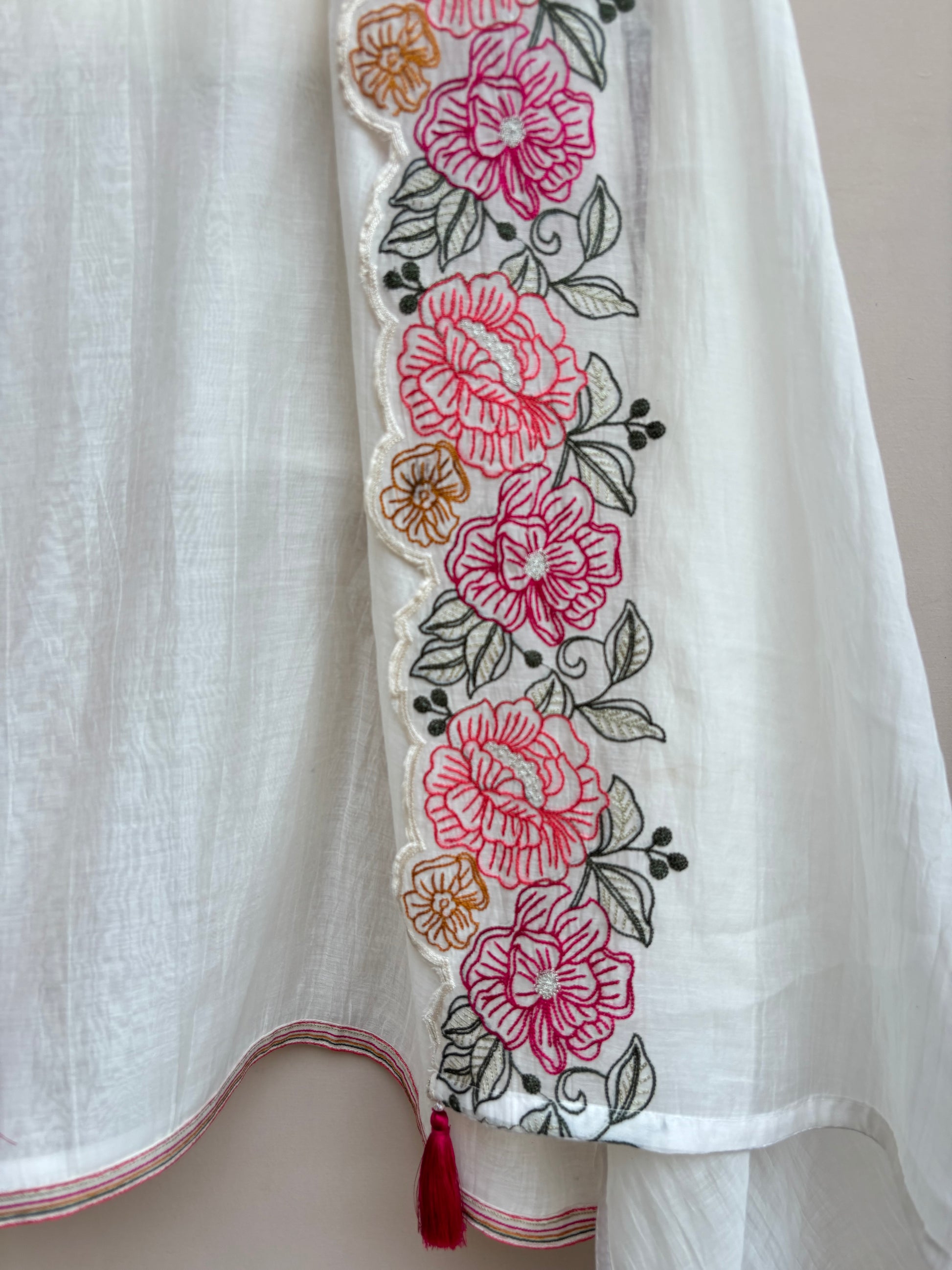 Gulbahaar Tassel Unstitched Suit