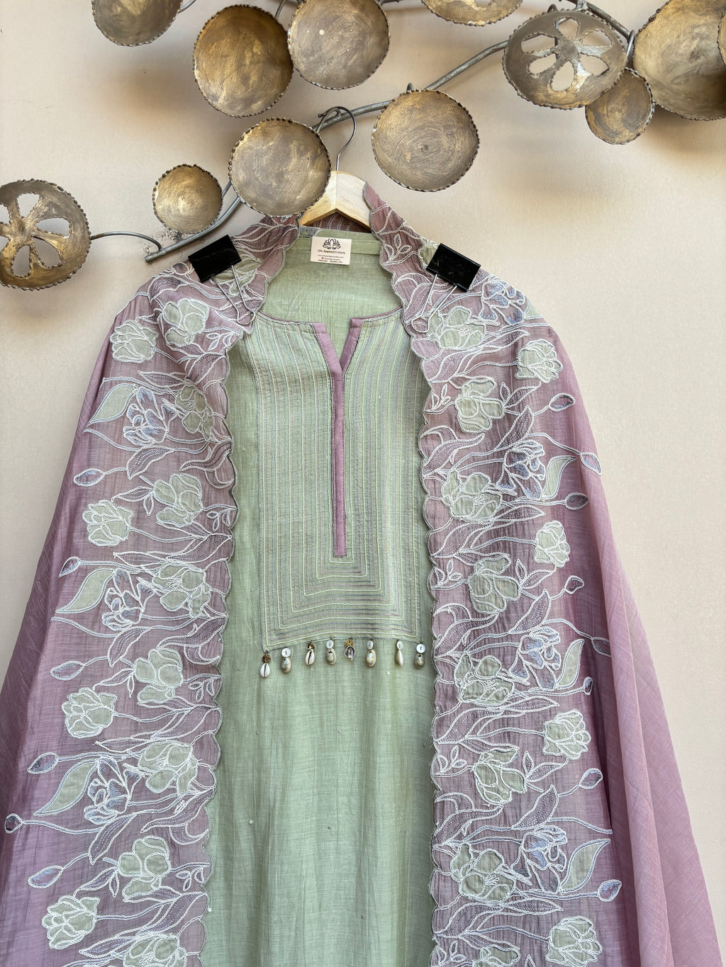 Tulip Whisper Unstitched Suit
