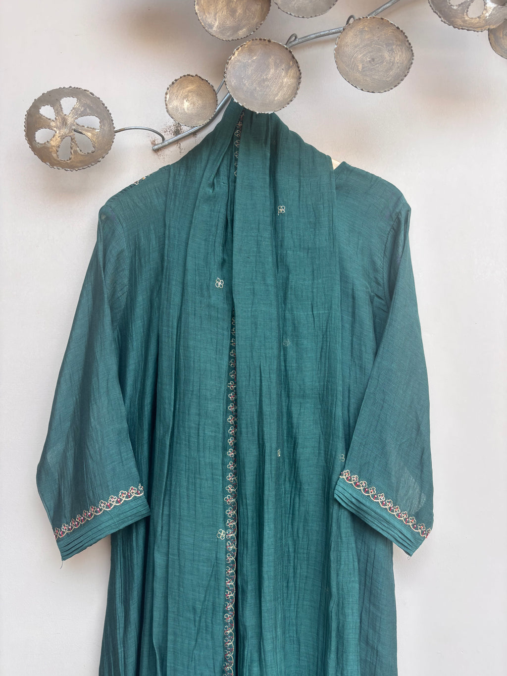 Jahanara Mulmul Chanderi Kurta Set