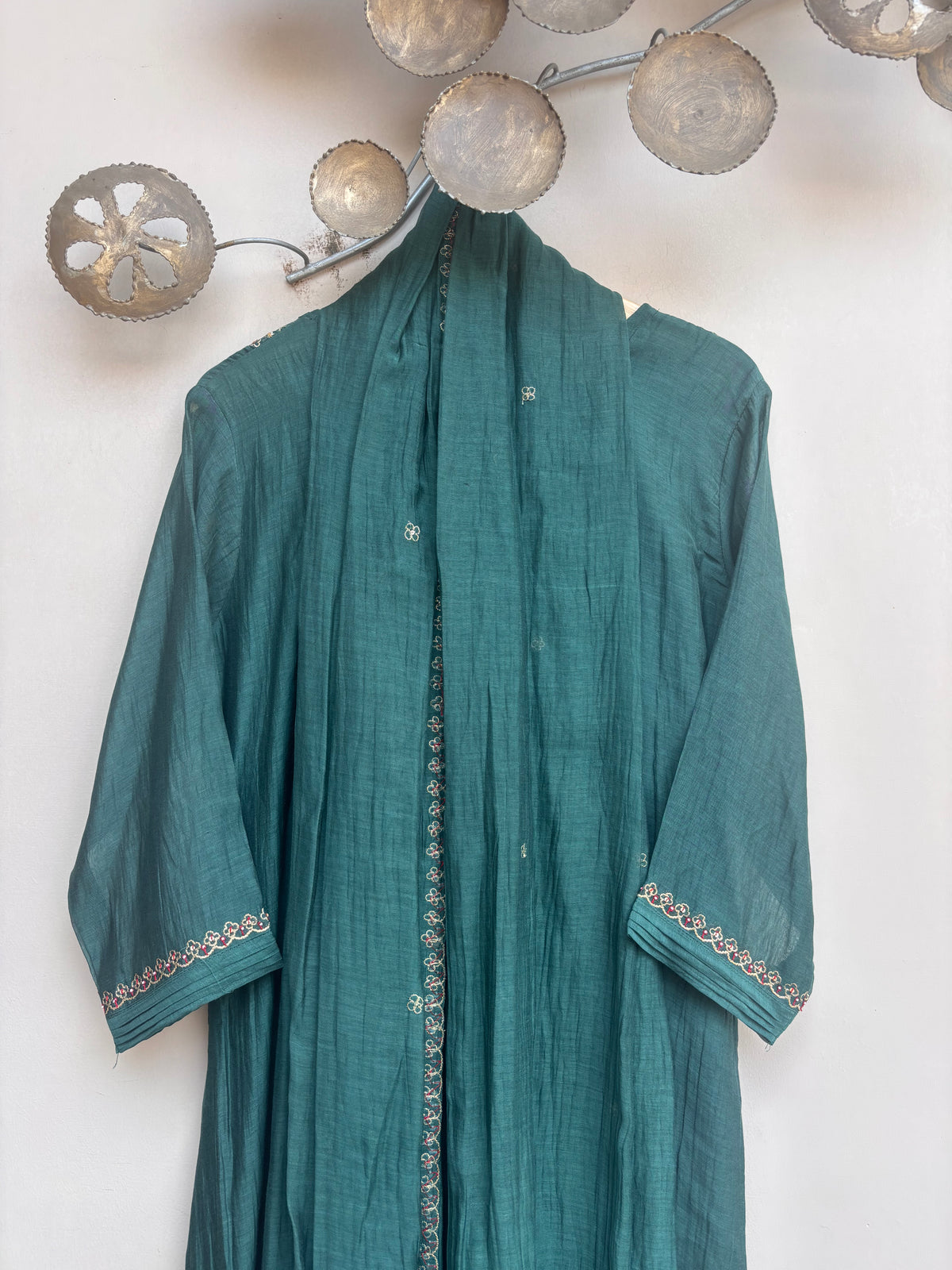Jahanara Mulmul Chanderi Kurta Set