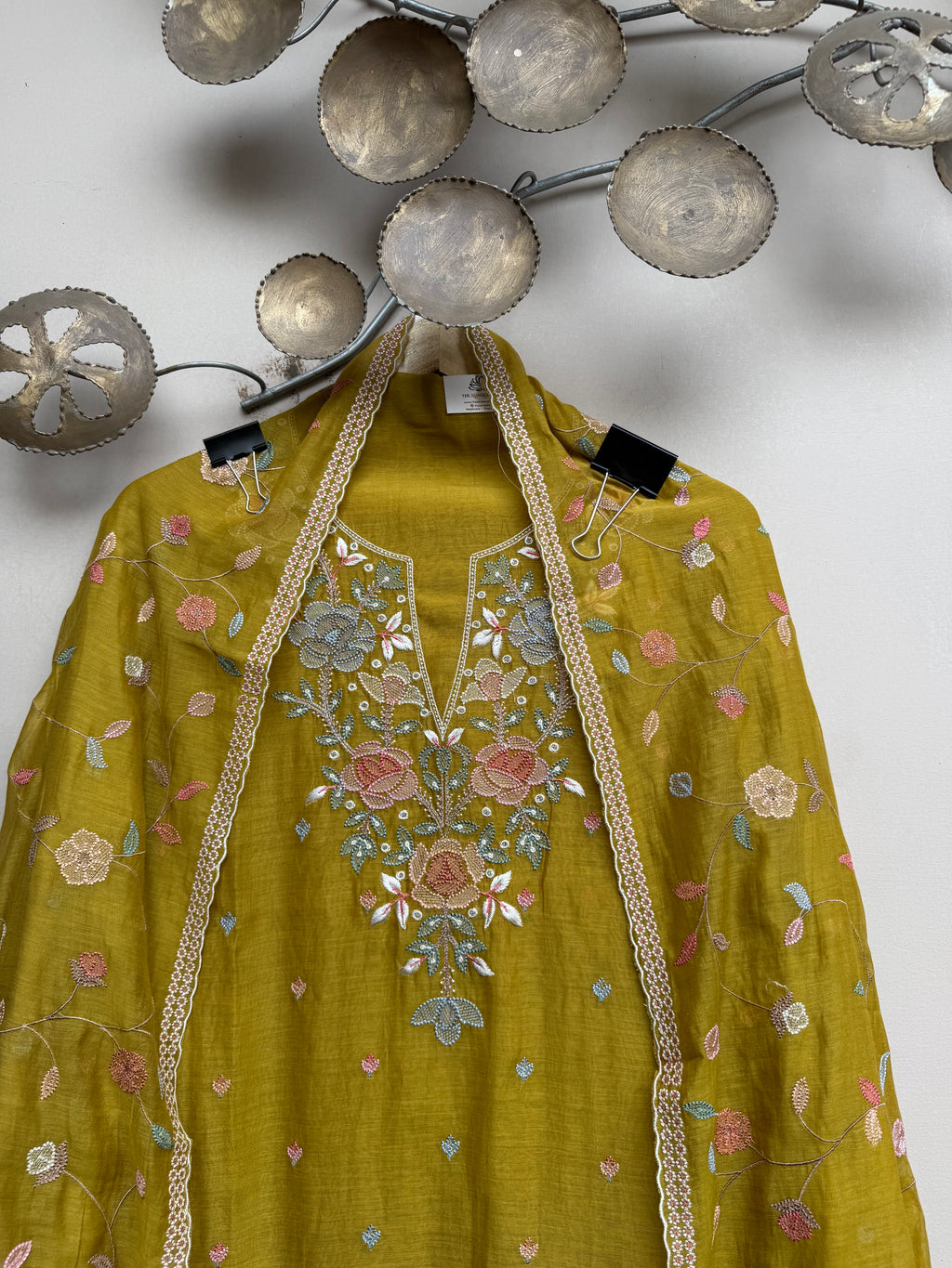 Noor Zariya Mulmul Chanderi Unstitched Suit