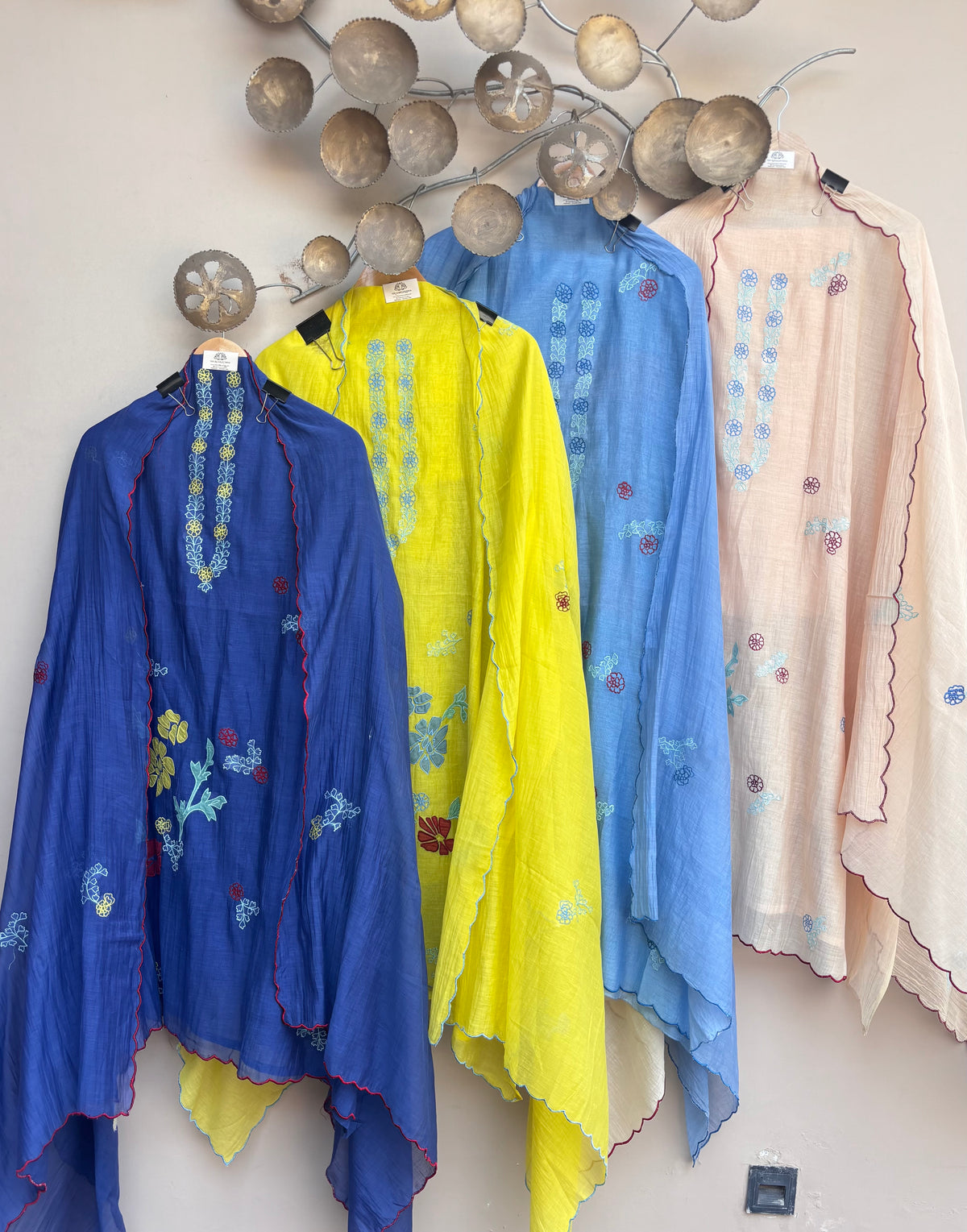 Haneen Aura Mulmul Chanderi Unstitched Suit