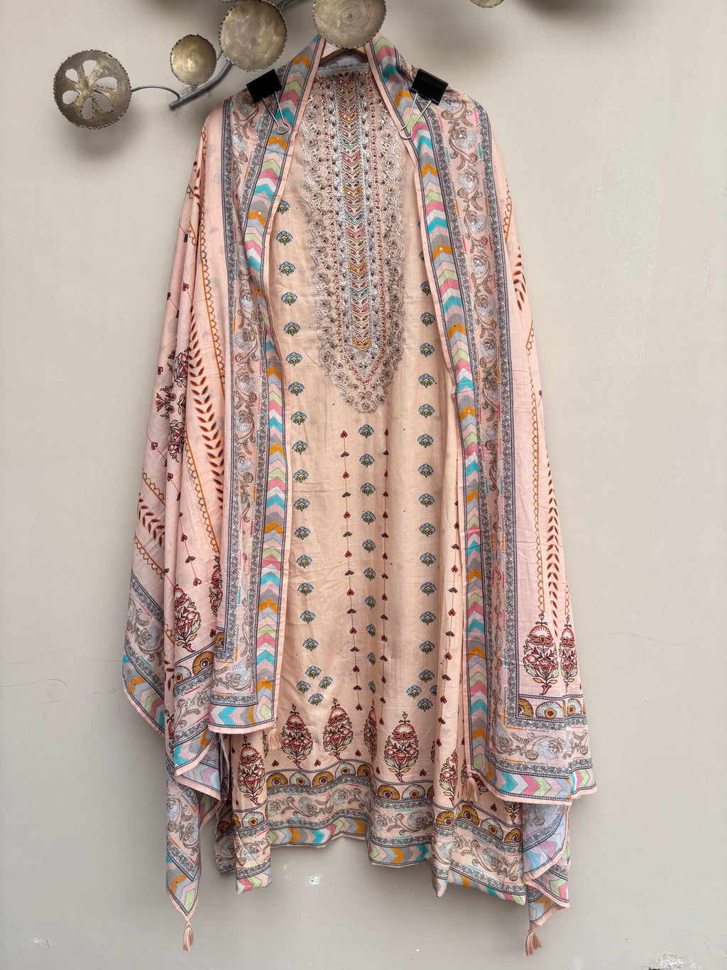 Afsana Mulmul Unstitched Suit