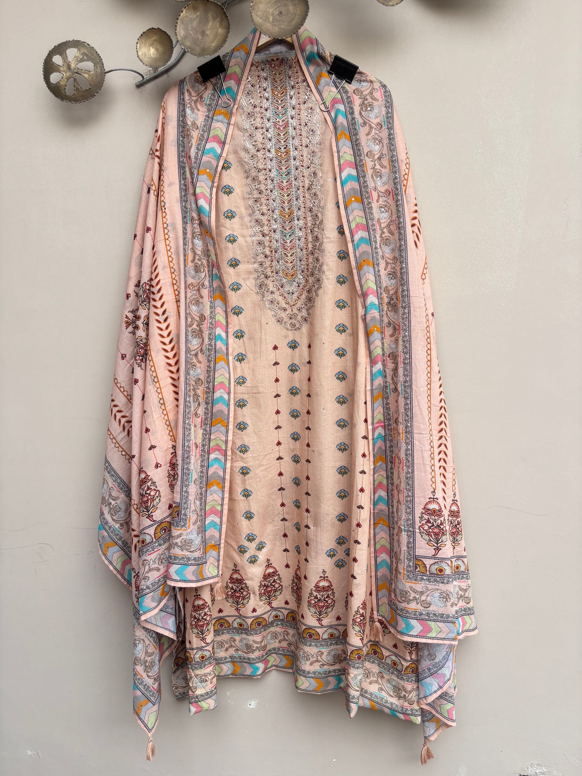 Afsana Mulmul Unstitched Suit