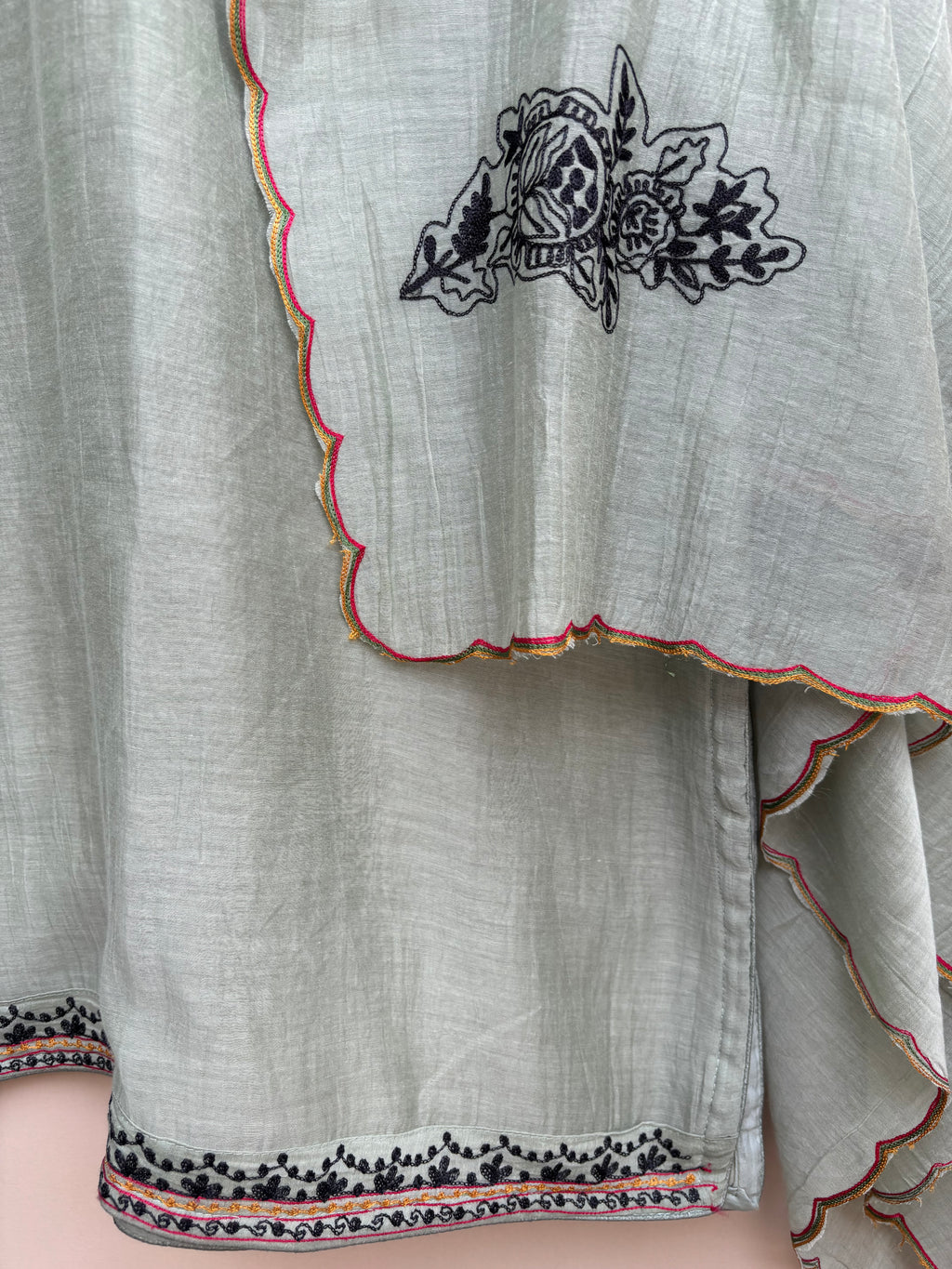 Gulbahar Noir Unstitched Suit