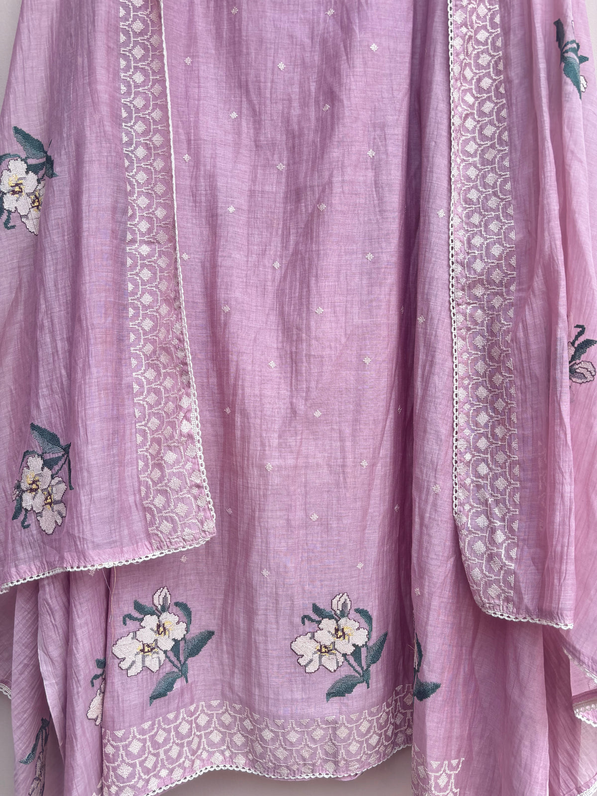 Eira Bloom Mulmul Chanderi Unstitched Suit