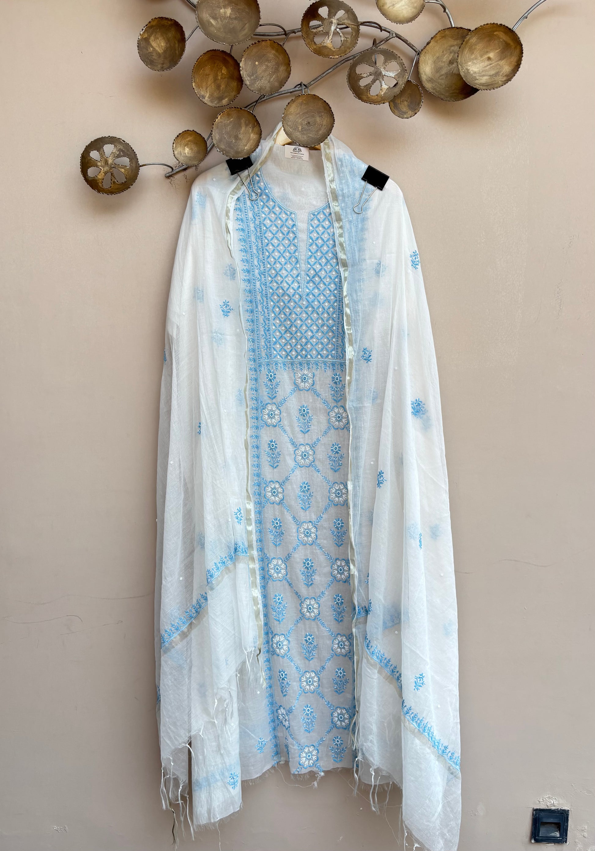 Aasma Noor Chikankari Unstitched Suit