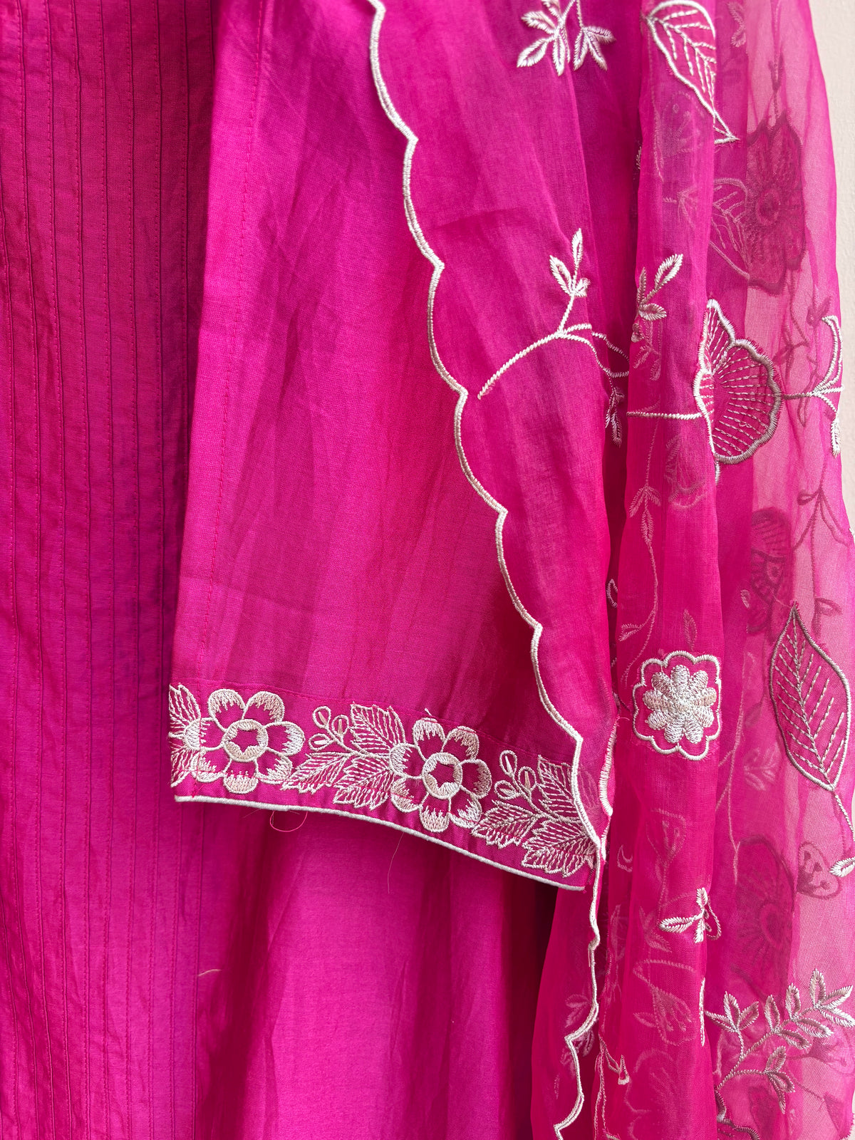 Rawaq Bloom Chanderi Unstitched Suit