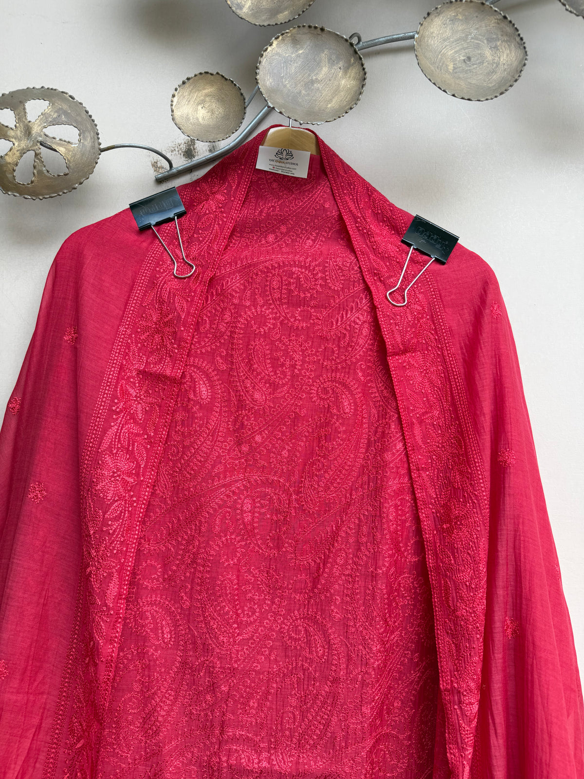 Royale Weave Mulmul Chanderi Unstitched Suit