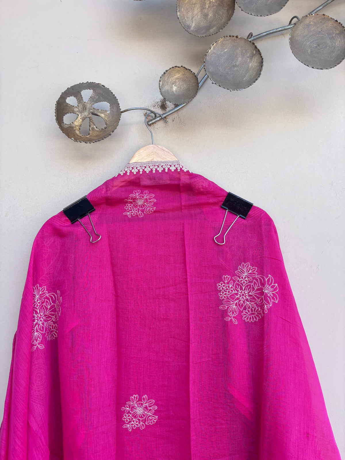 Aafiya Mulmul Chanderi Unstitched Suit