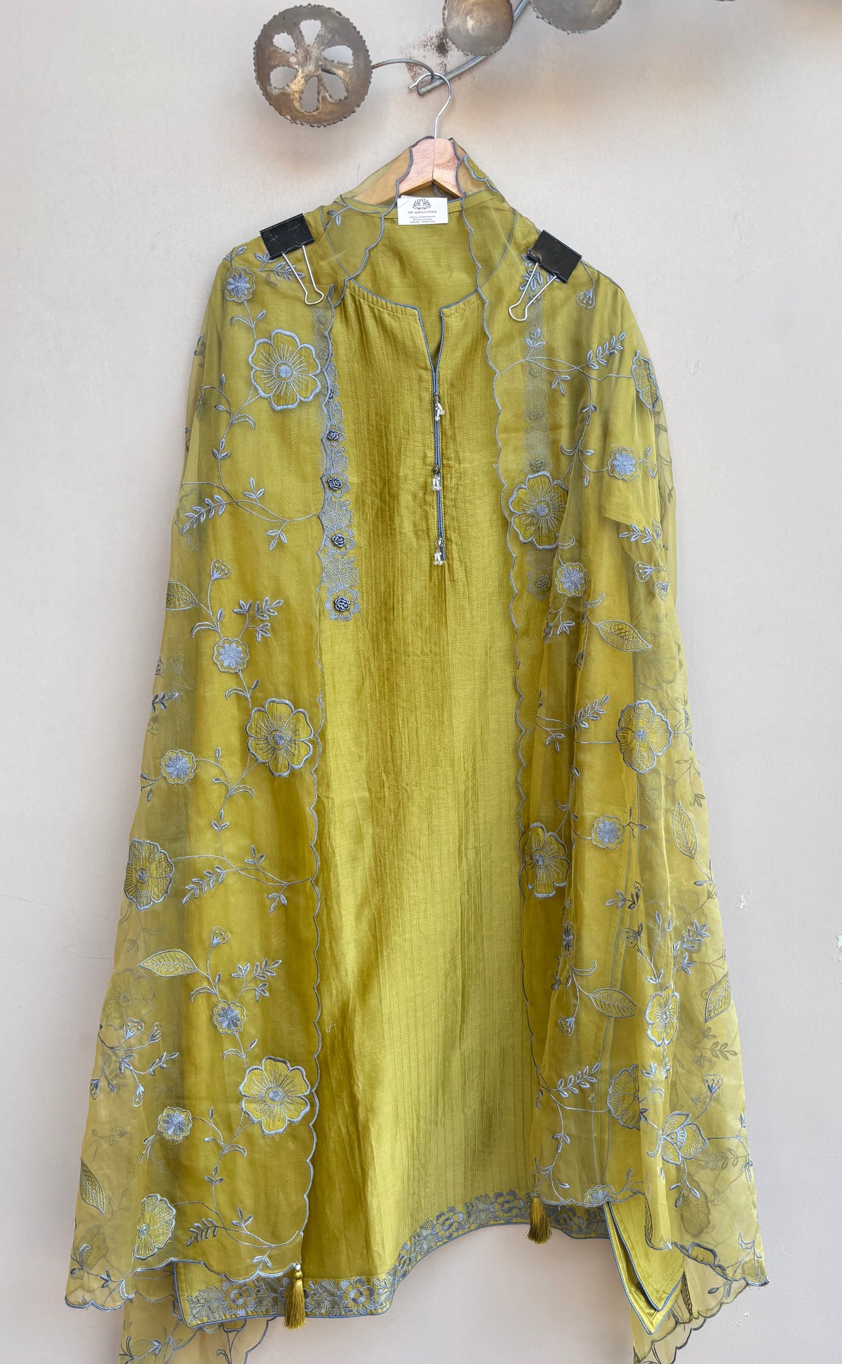 Rawaq Bloom Chanderi Unstitched Suit