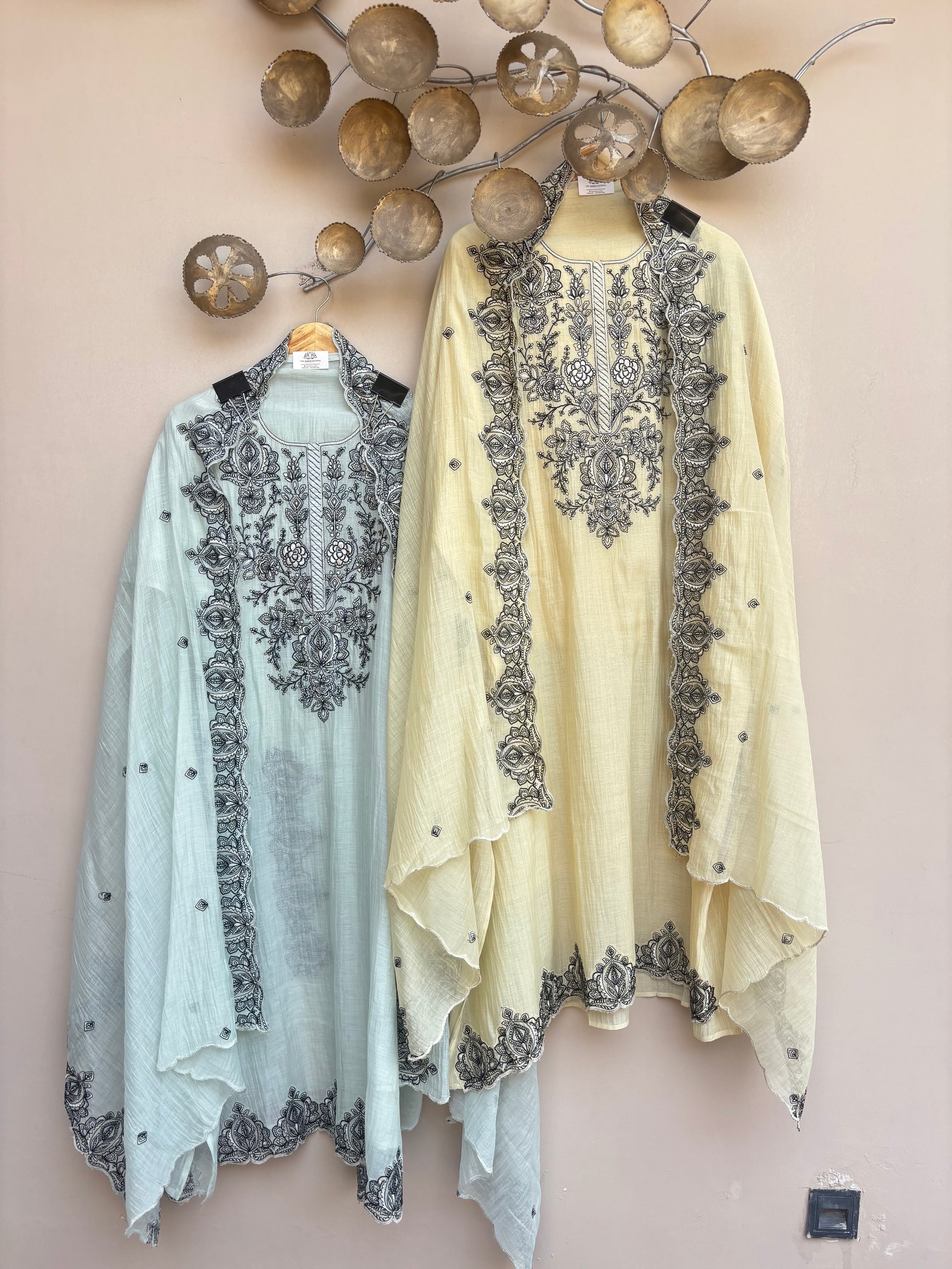 Celeste Garden Unstitched Suit