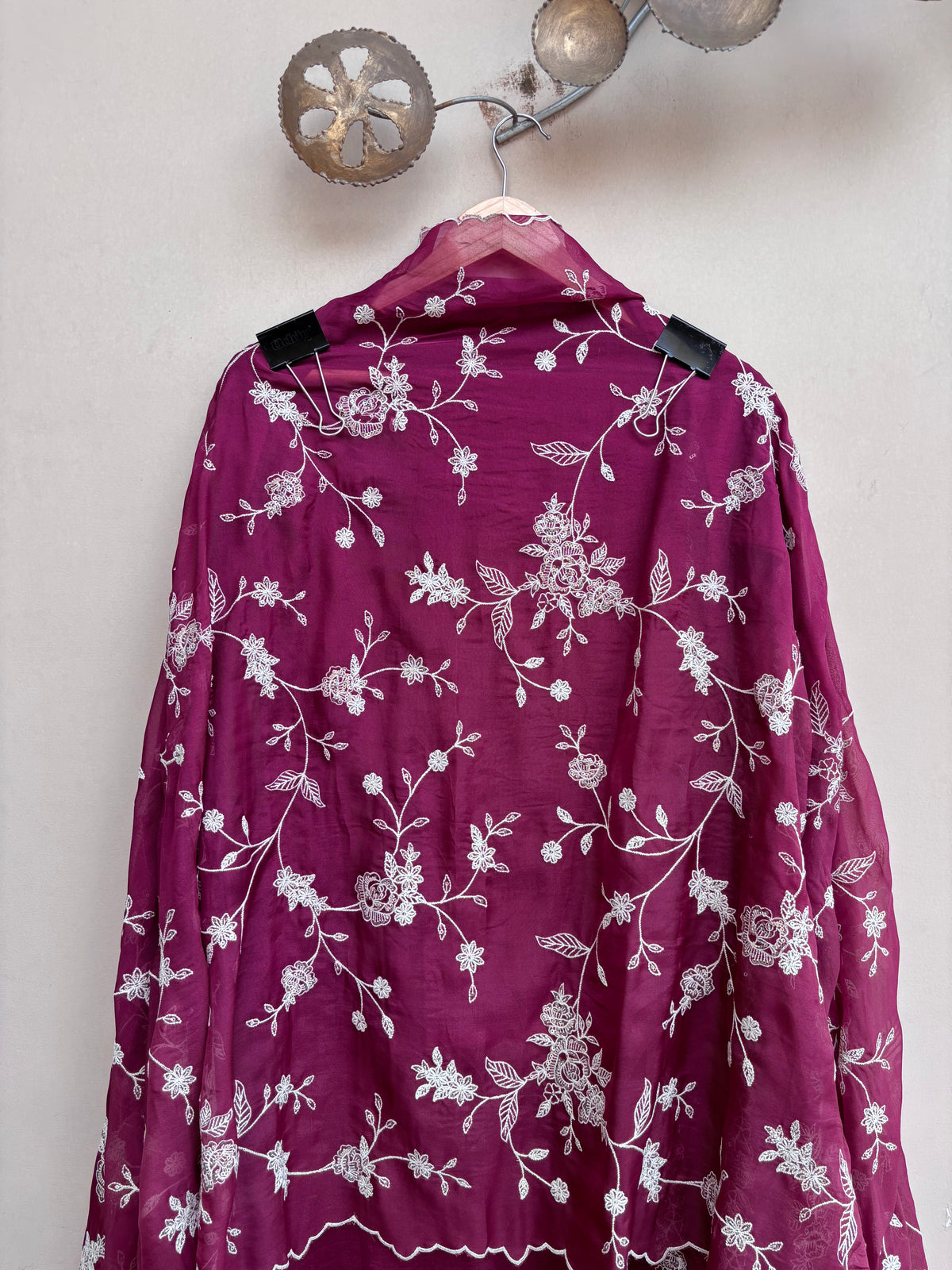 Reem Blossom Chanderi Unstitched Suit