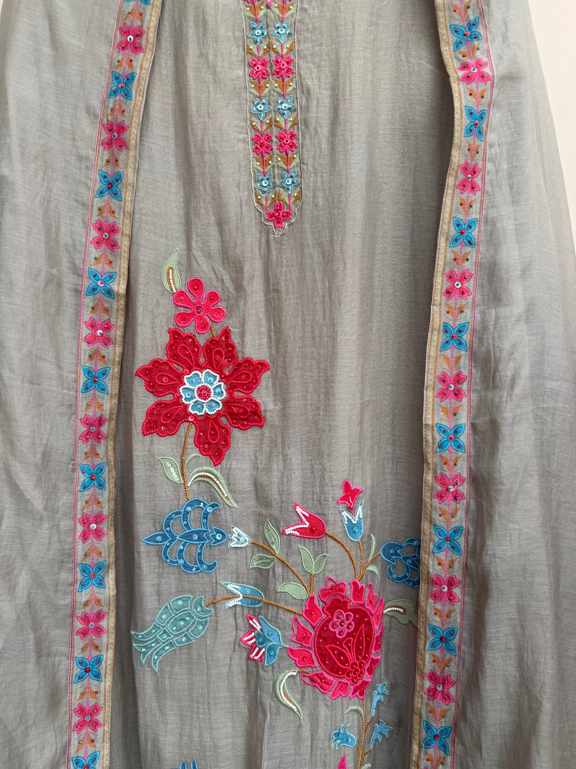 Aabroo Bloom Unstitched Suit