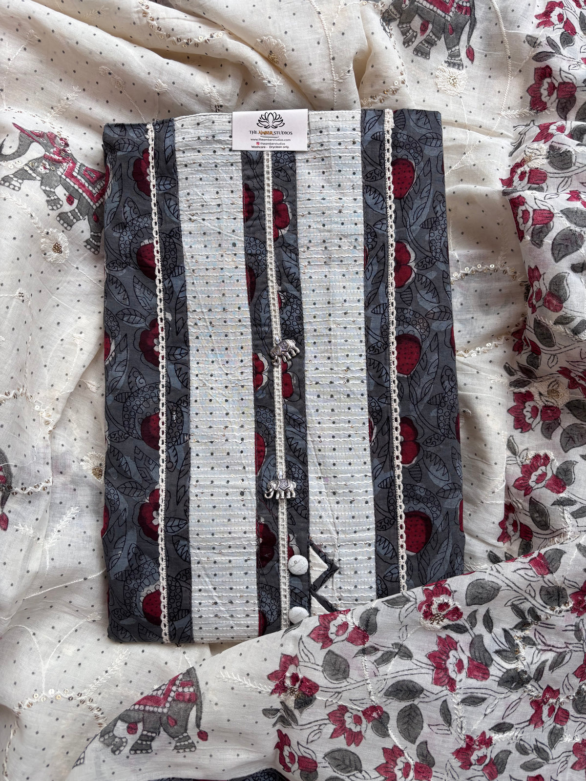 Pushpangan Cotton Unstitched Suit