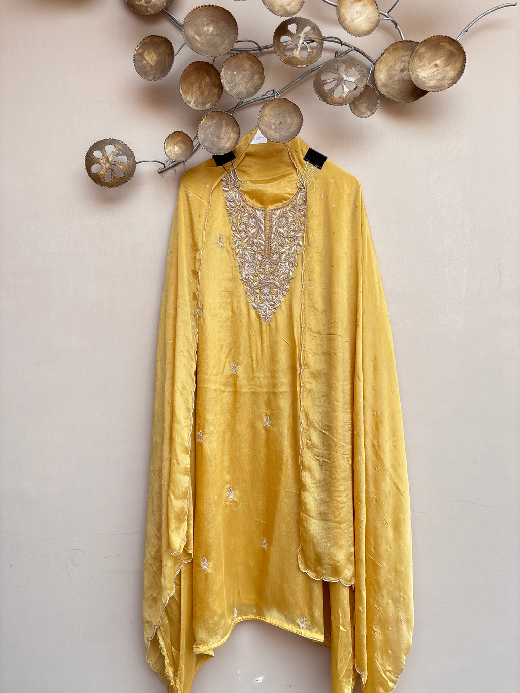 Sunlit Noor Zardozi Unstitched Suit