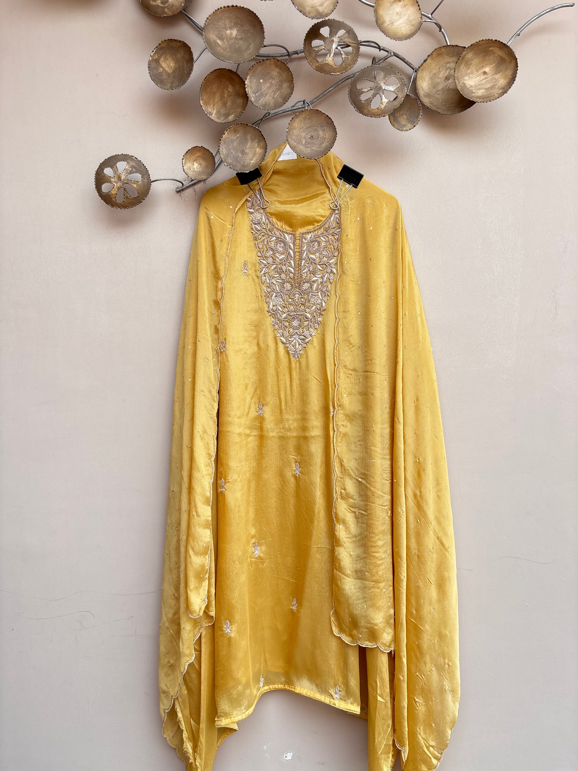 Sunlit Noor Zardozi Unstitched Suit