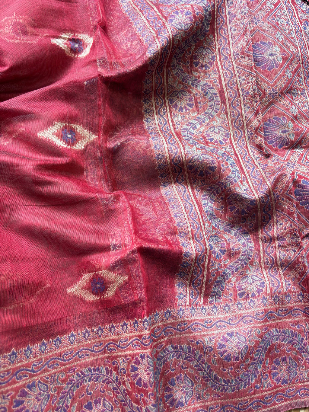 Sutrika Jamdani Cotton Unstitched Suit