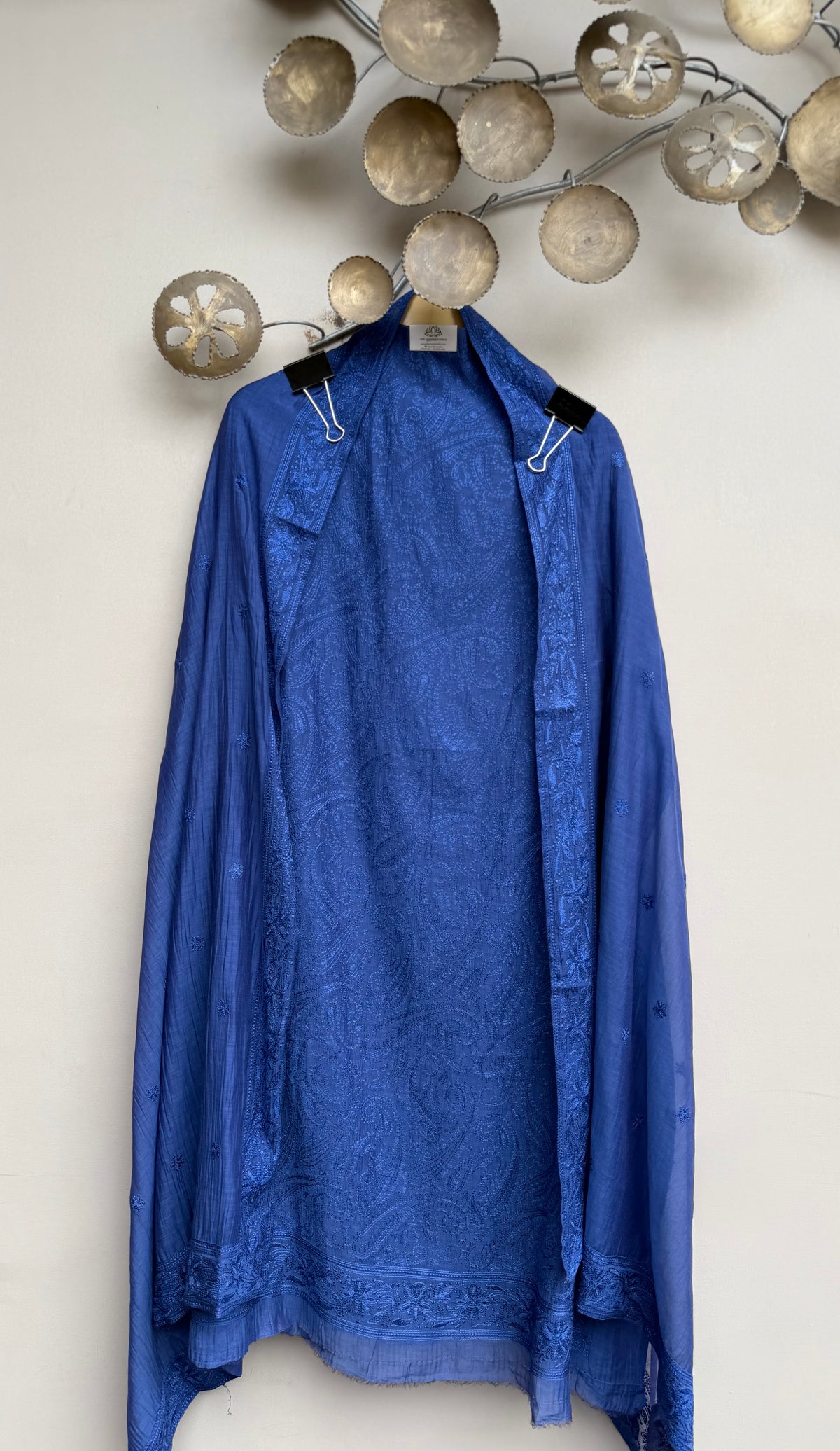 Royale Weave Mulmul Chanderi Unstitched Suit