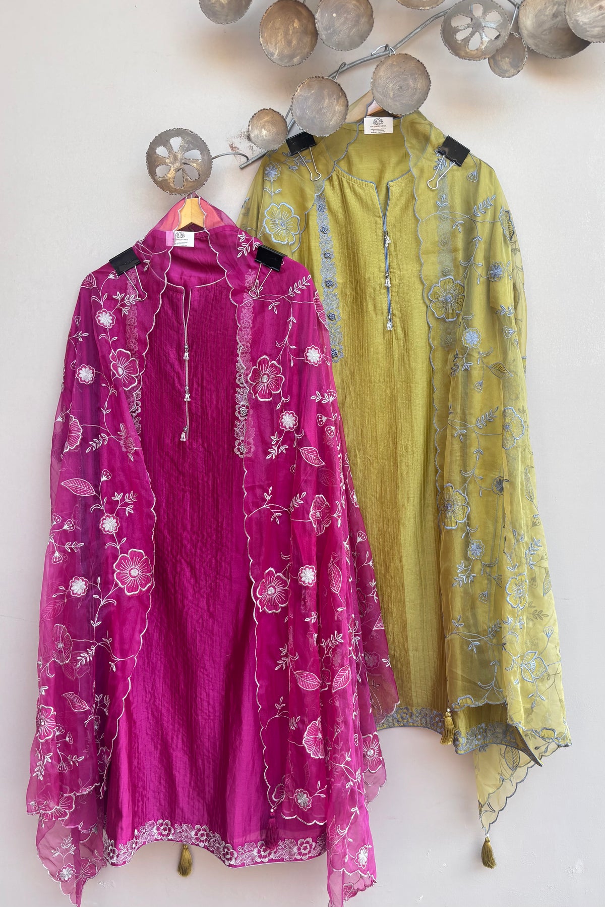 Rawaq Bloom Chanderi Unstitched Suit